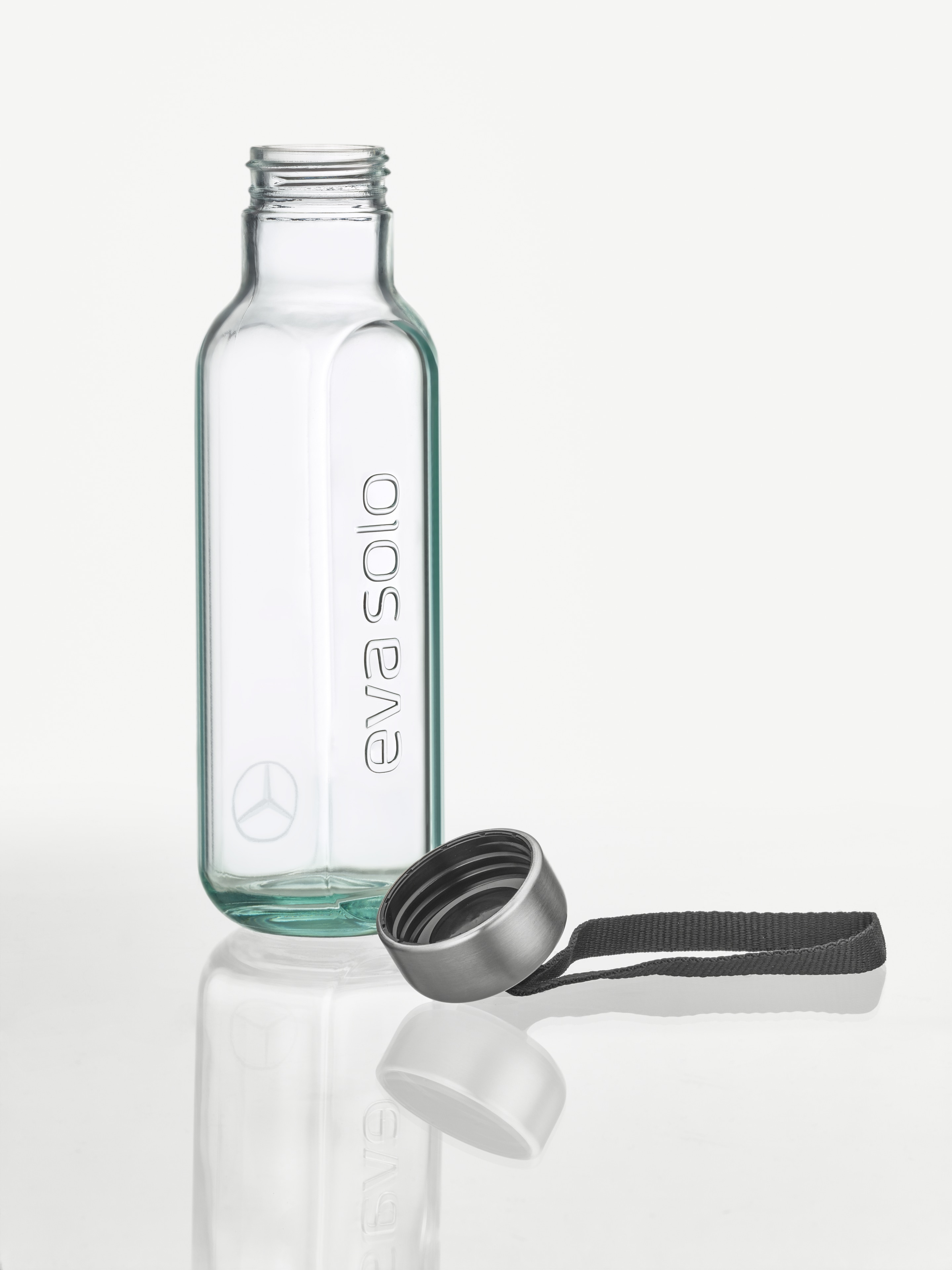 Glasdryckflaska - Glas / Rostfritt stål / Plast, 500 ml, eva solo