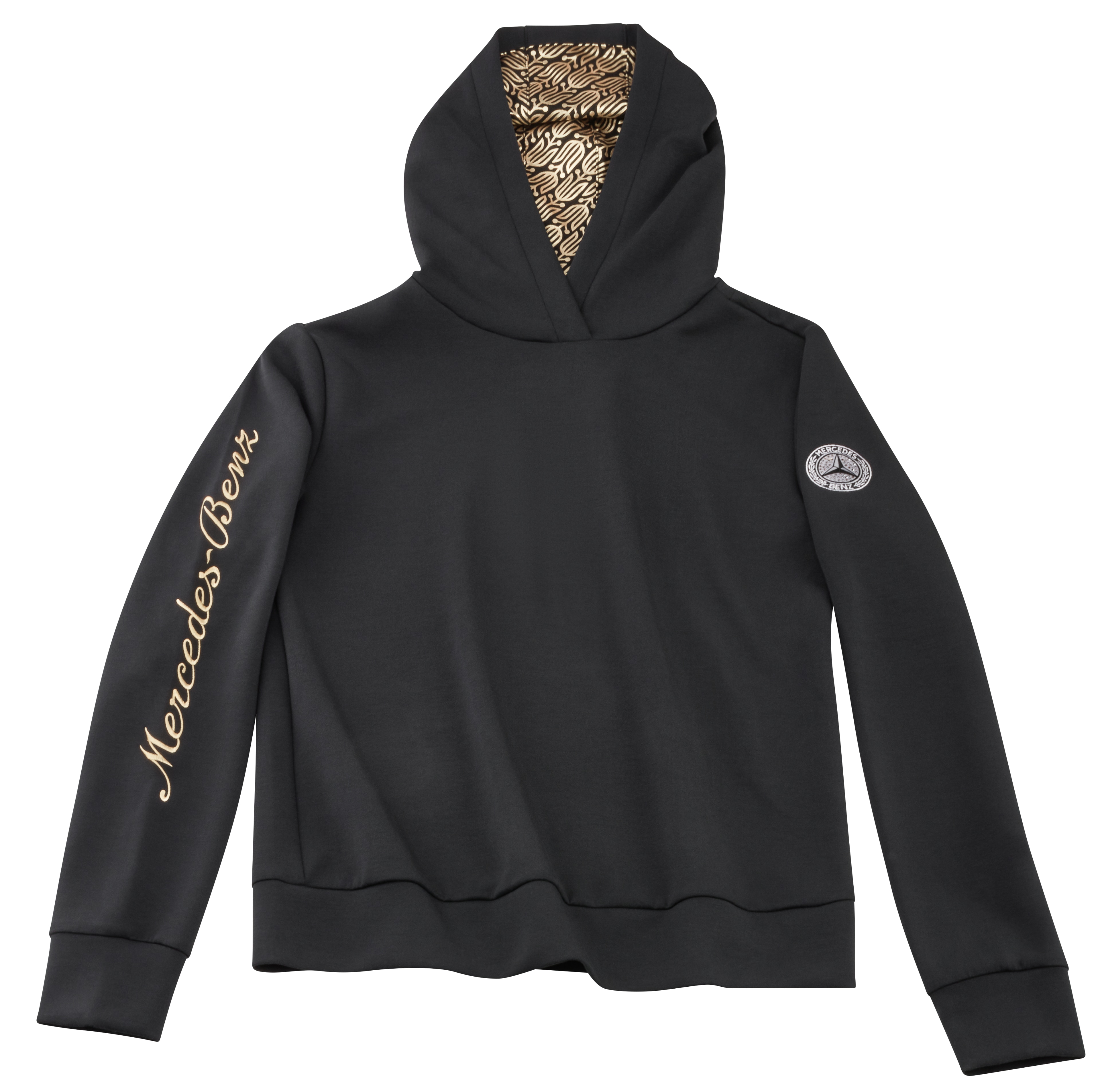 Sweathoodie damer - svart, XS