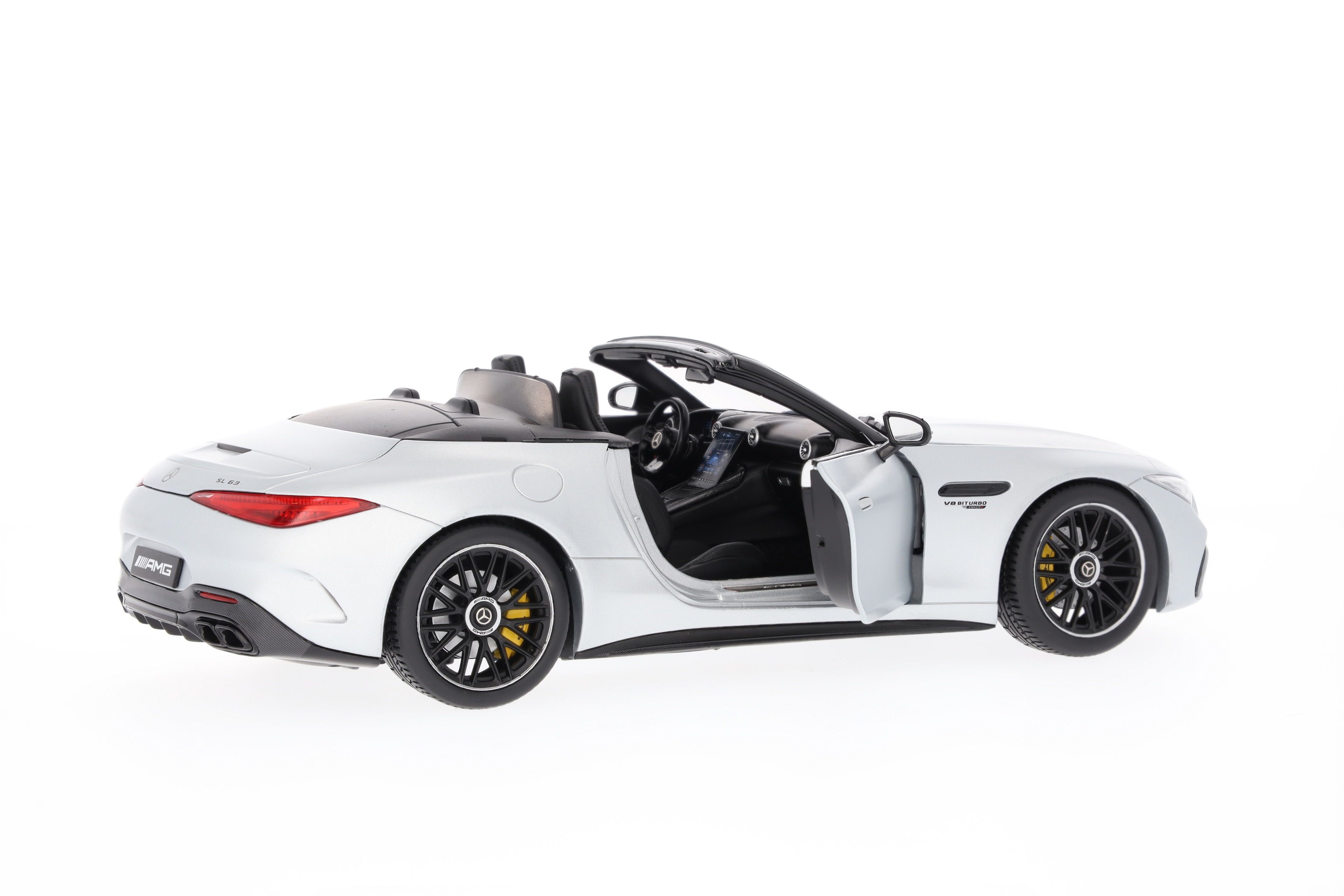 Mercedes-AMG SL 63, Roadster, R232 - MANUFAKTUR hightechsilver magno, iScale, 1:18