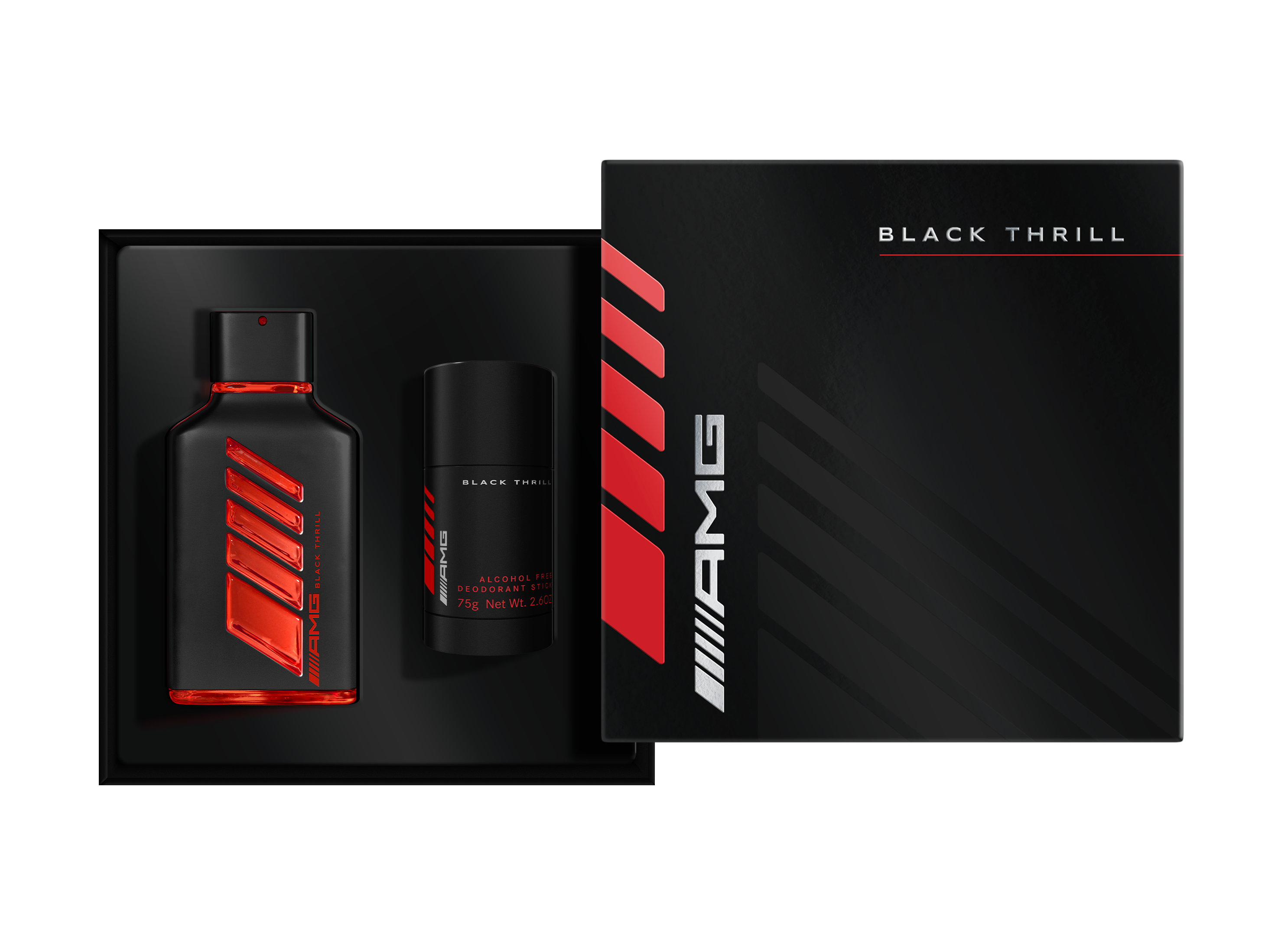 Presentset AMG Black Thrill, EdP - för herrar, INCC, 100 ml