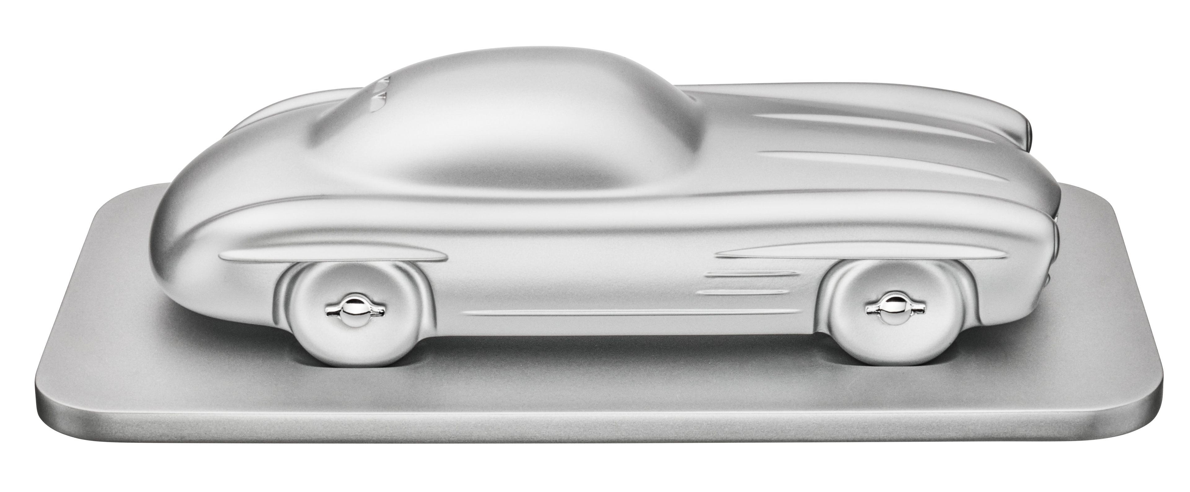 Skulptur 300 SL Coupé W 198 II (1957–1963) - silverfärg, Minichamps, 1:18