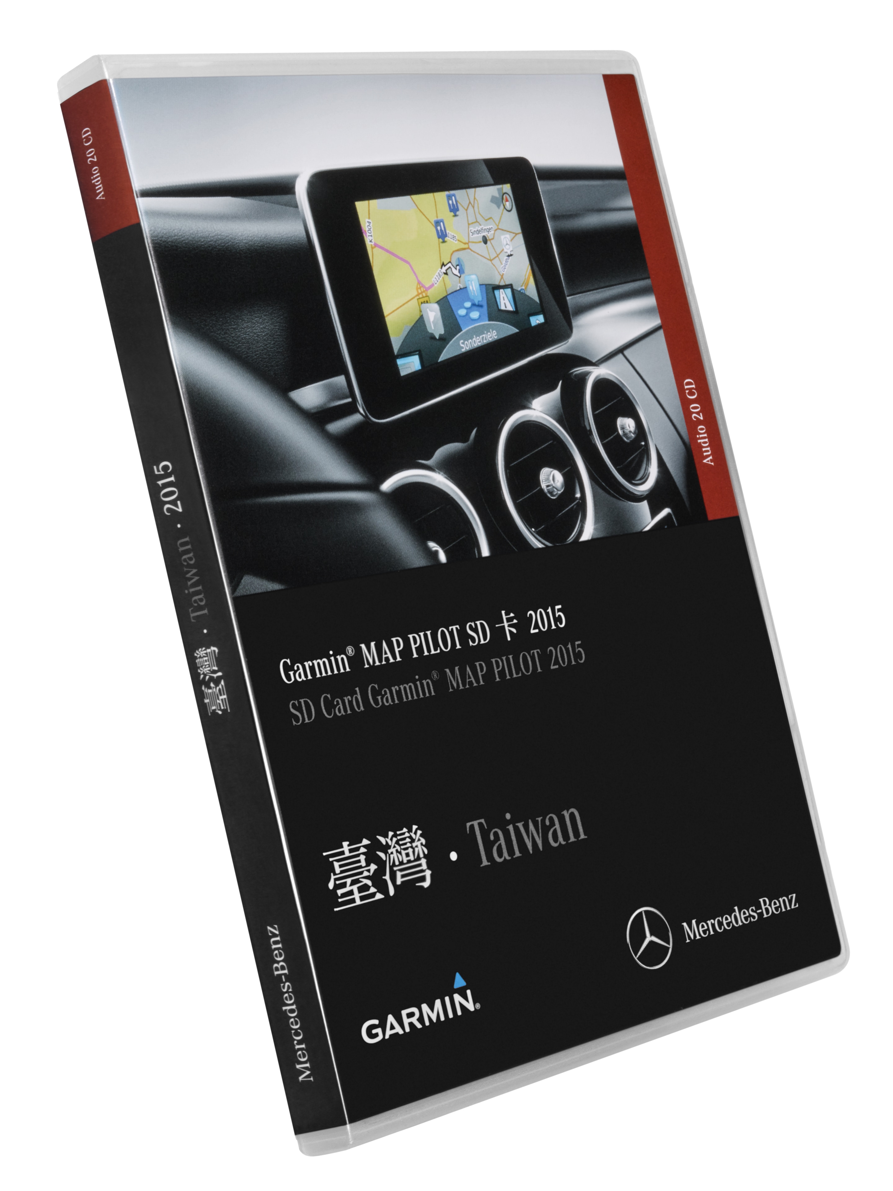 Garmin® MAP PILOT, Navigationsmodul sd-kort Taiwan, för eftermontering kod 357 (EG9), vid befintlig förberedelse kod 522