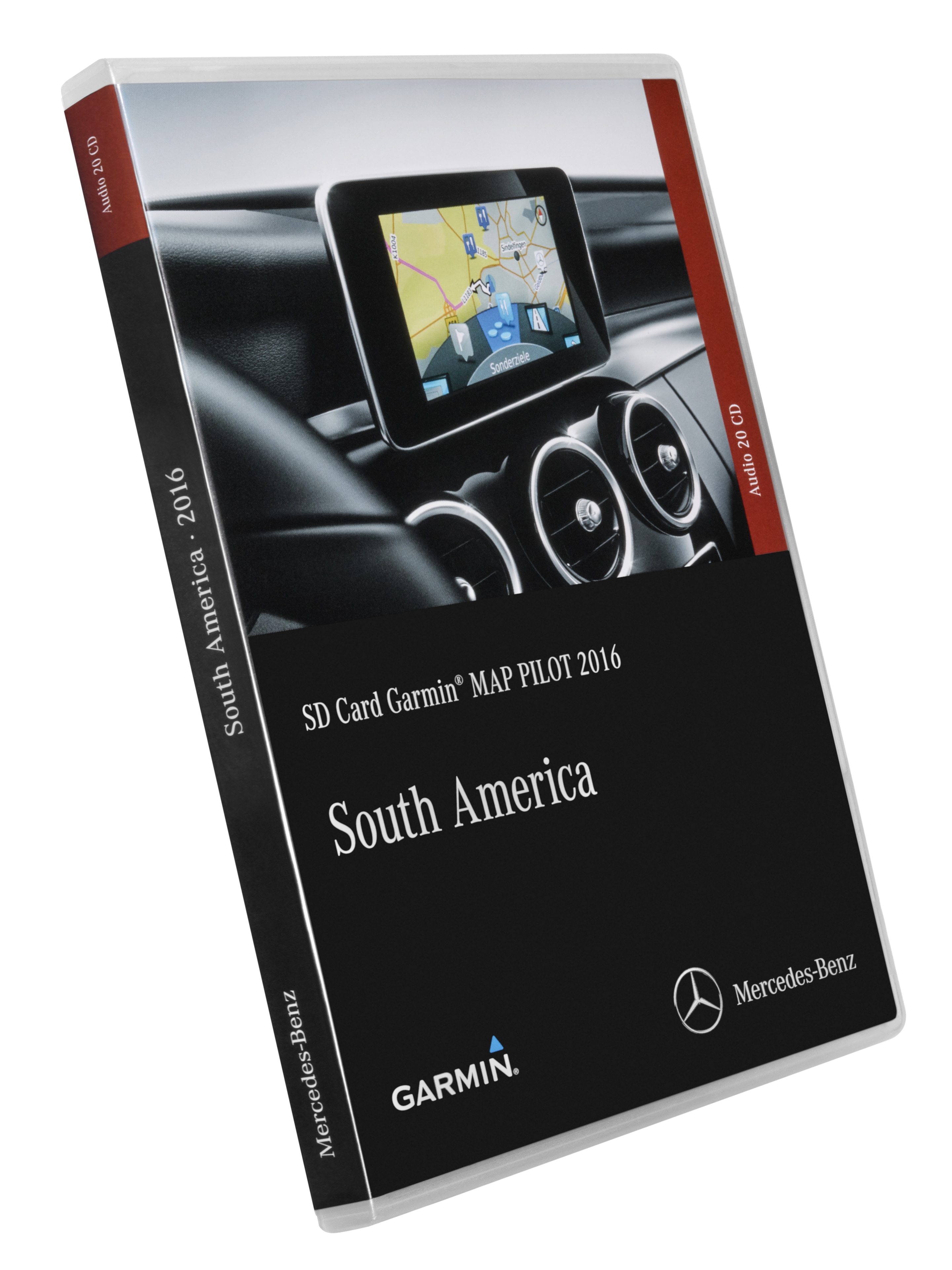 Garmin® MAP PILOT, Navigationsmodul sd-kort Sydamerika, för eftermontering kod 357 (EG9), vid befintlig förberedelse kod 522