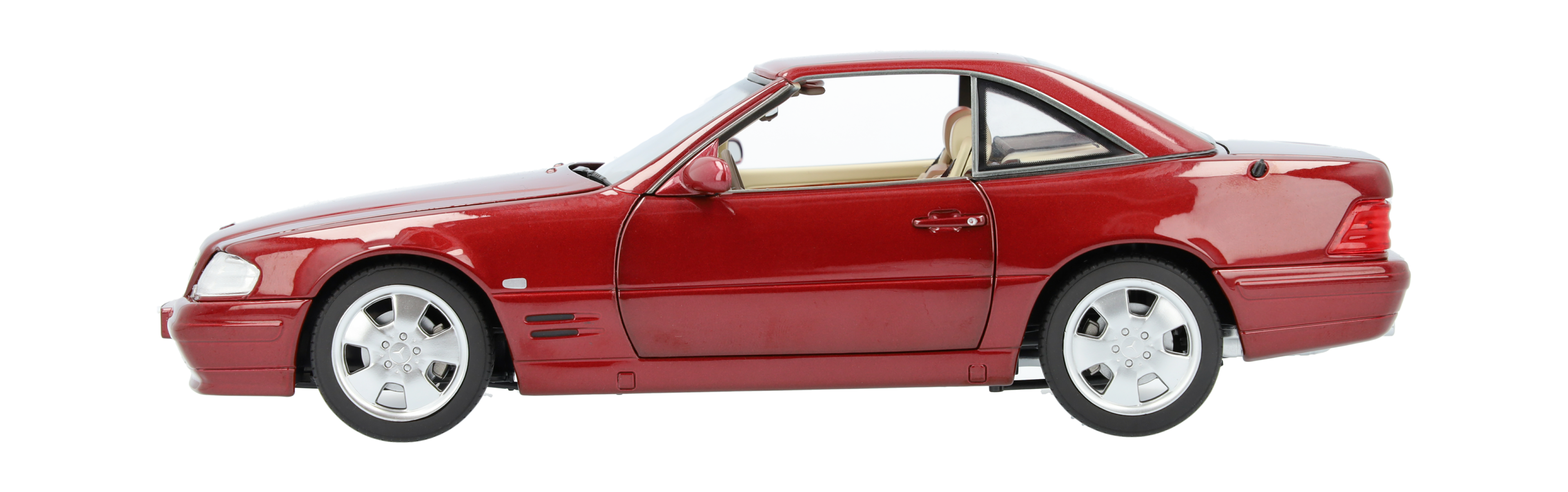 SL 500 R129 (1998–2001) - bärnstensröd, Norev, 1:18