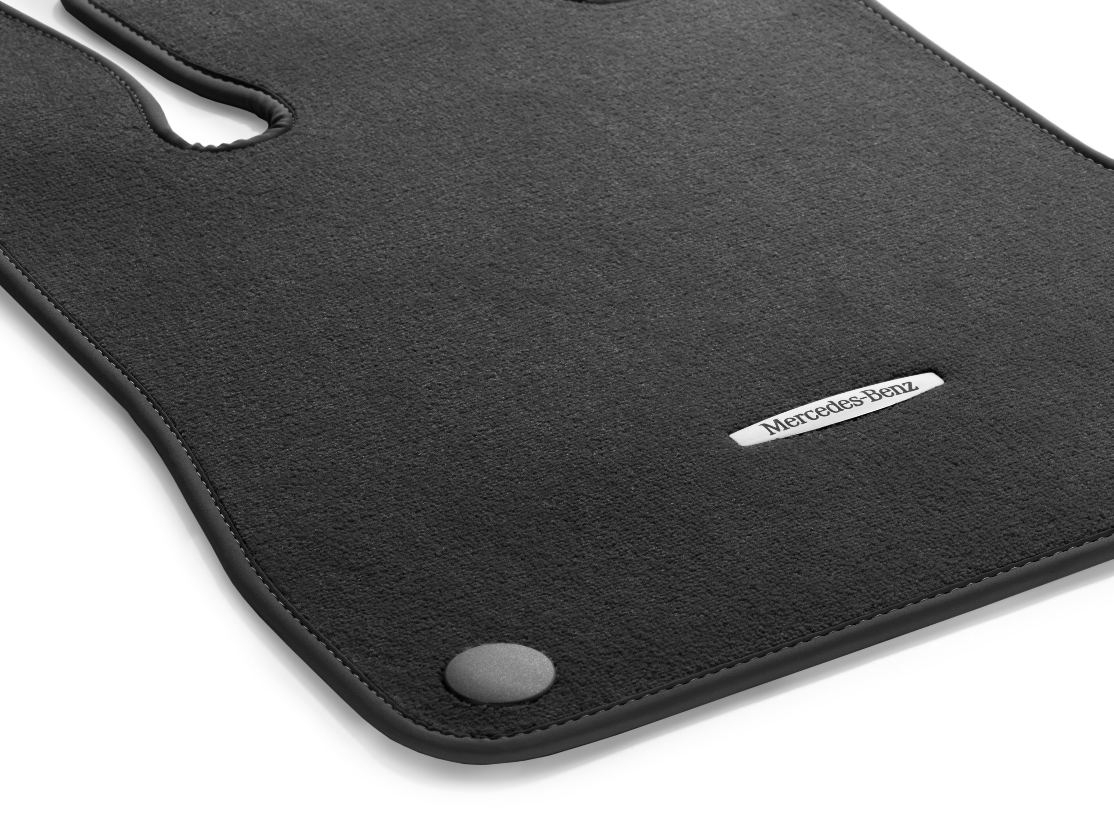 Bilmattor CLASSIC, Set, 2-delad - Vänsterstyrda bilar, svart