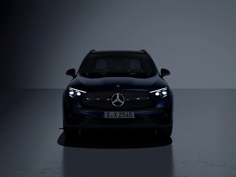 Mercedes-stjärna, belyst, Dekordel - krom