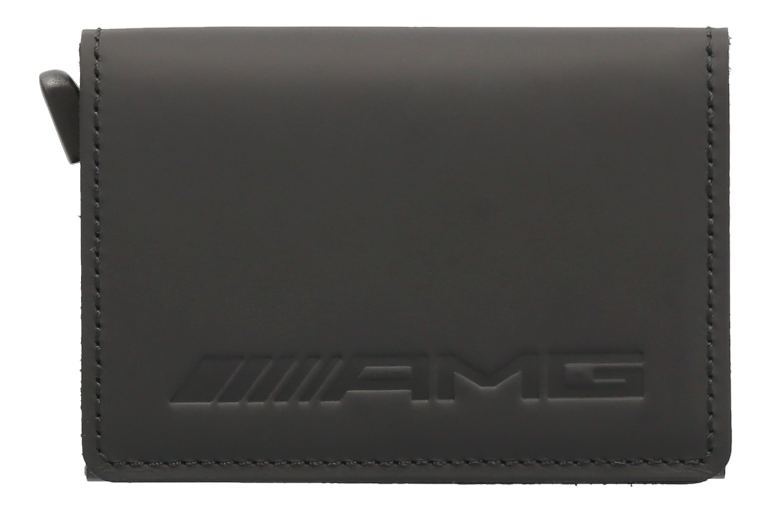 AMG Slimwallet - svart, Nötskinn