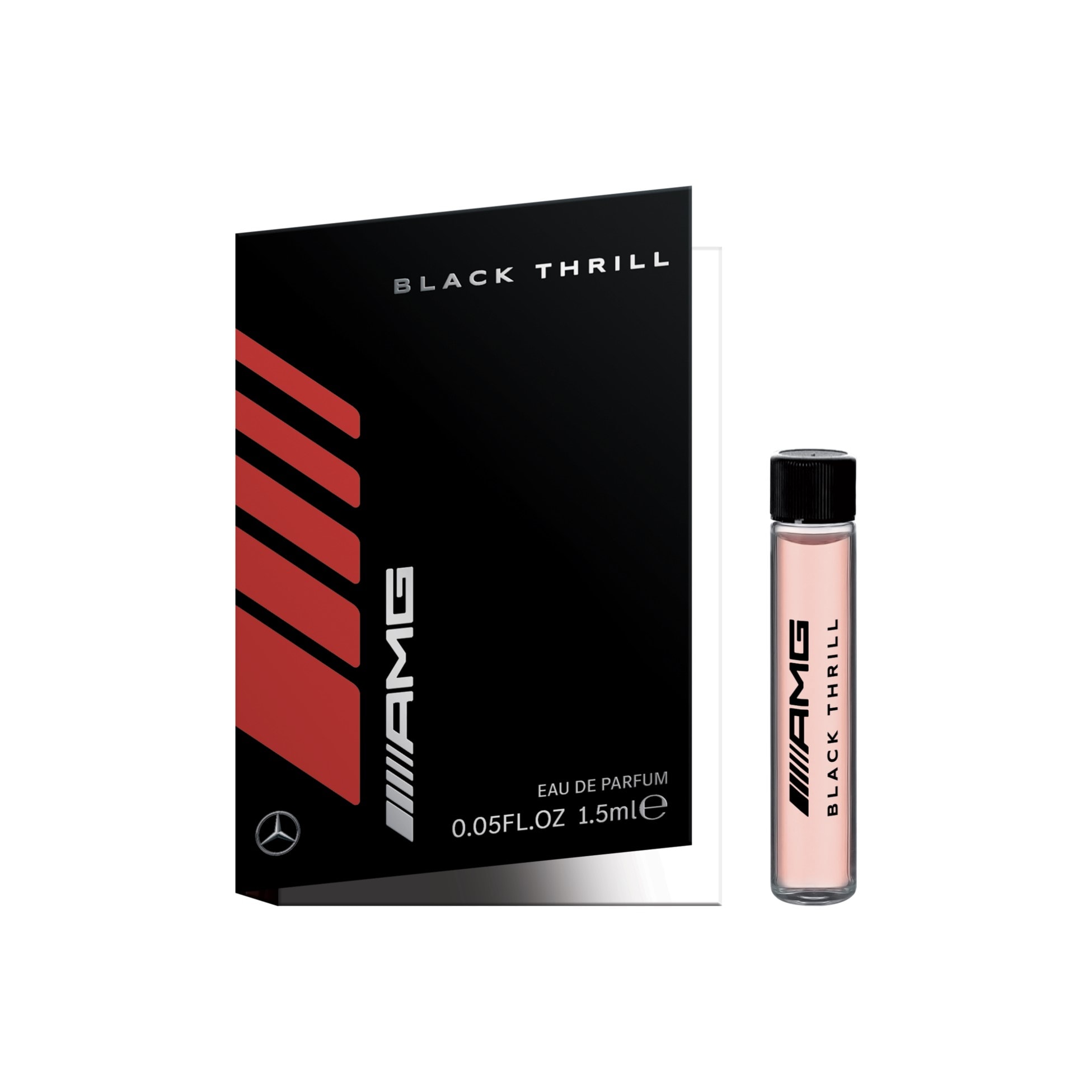 AMG Black Thrill, EdP, Produktprover, 12-pack - för herrar, INCC, 1,5 ml
