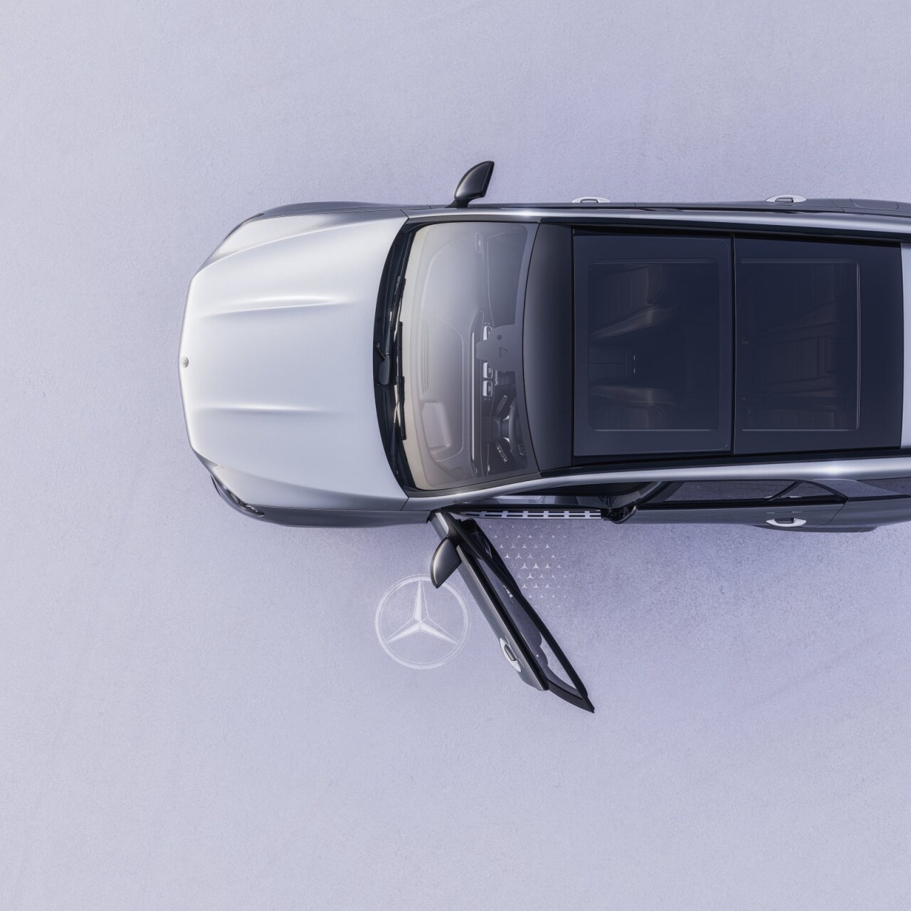 LCD-projektor, med animerat Mercedes-Benz Pattern - 1 set