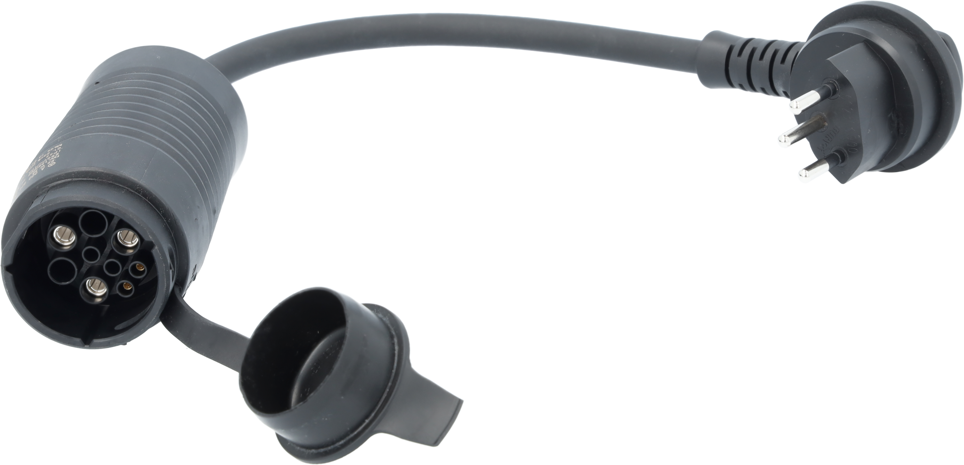 Flexibelt laddningssystem Pro, Adapter, T13 (CH) - Plast, svart, Vänsterstyrda/högerstyrda bilar