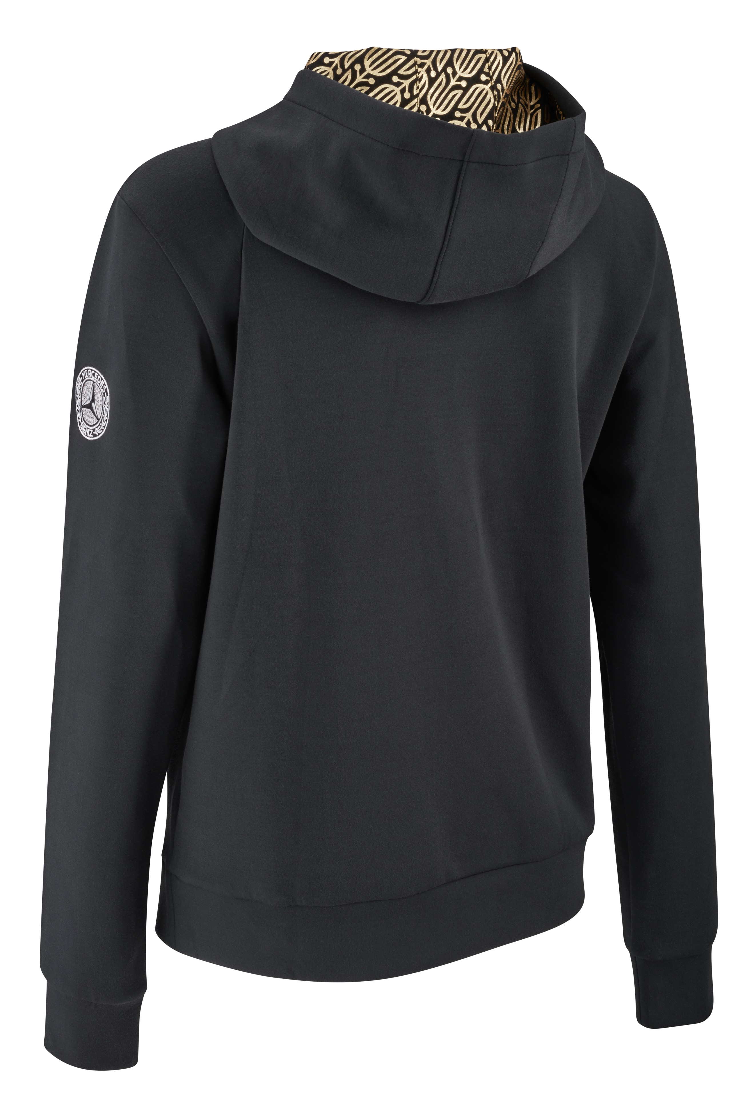 Sweathoodie damer - svart, XS