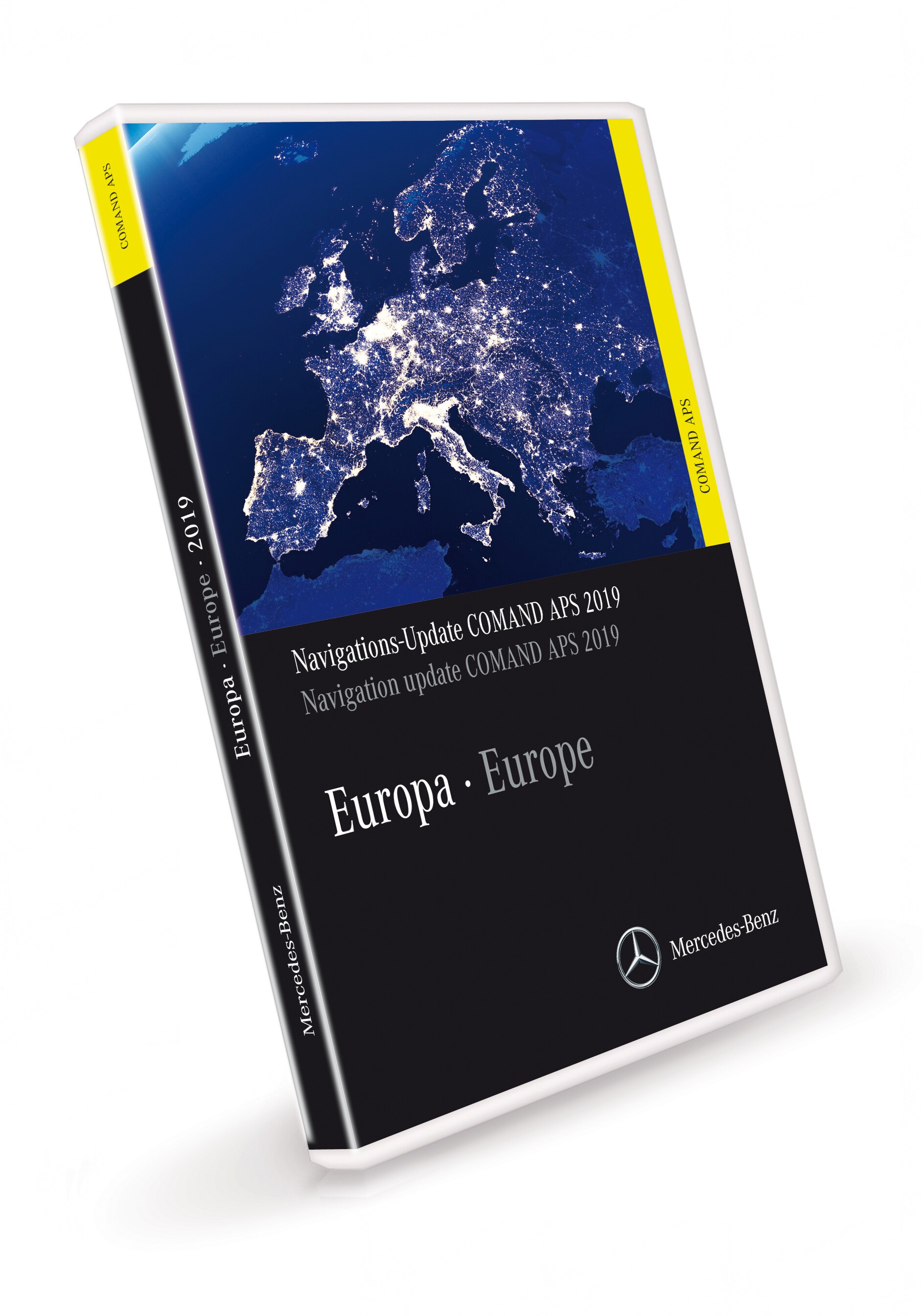 Navigationsuppdatering, COMAND APS, Europa, Version 2018/2019, - FINAL VERSION - citrusgul, NTG2.5