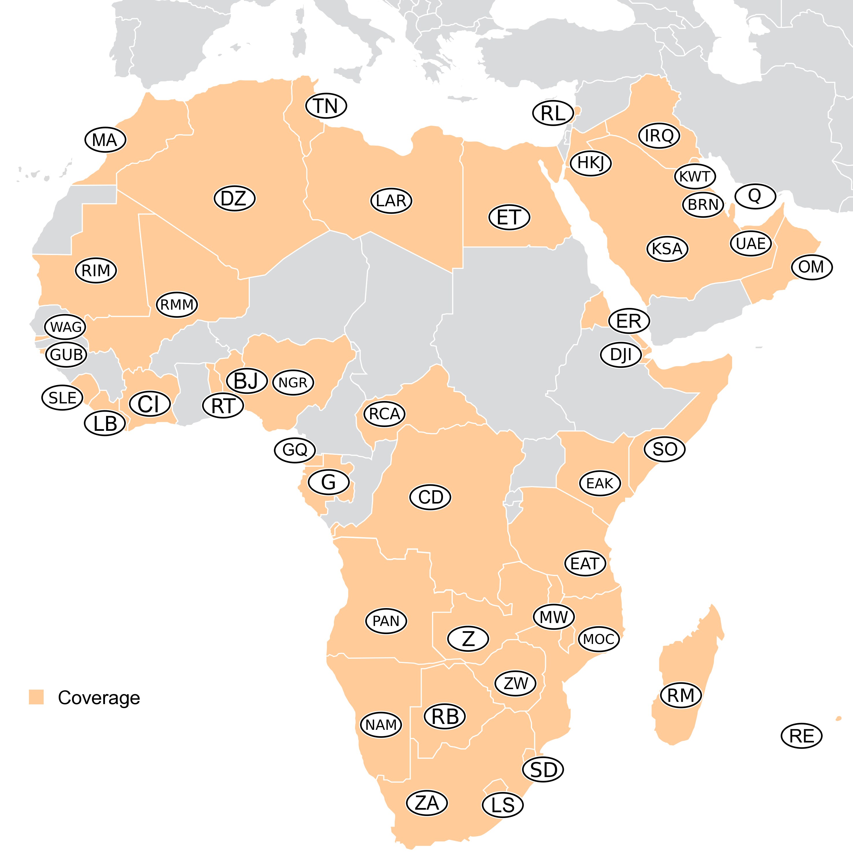 Navigationsuppdatering licens, COMAND Online, Afrika/Främre Orienten, Version 2018 - COMAND Online, NTG5.5, Version 4,0