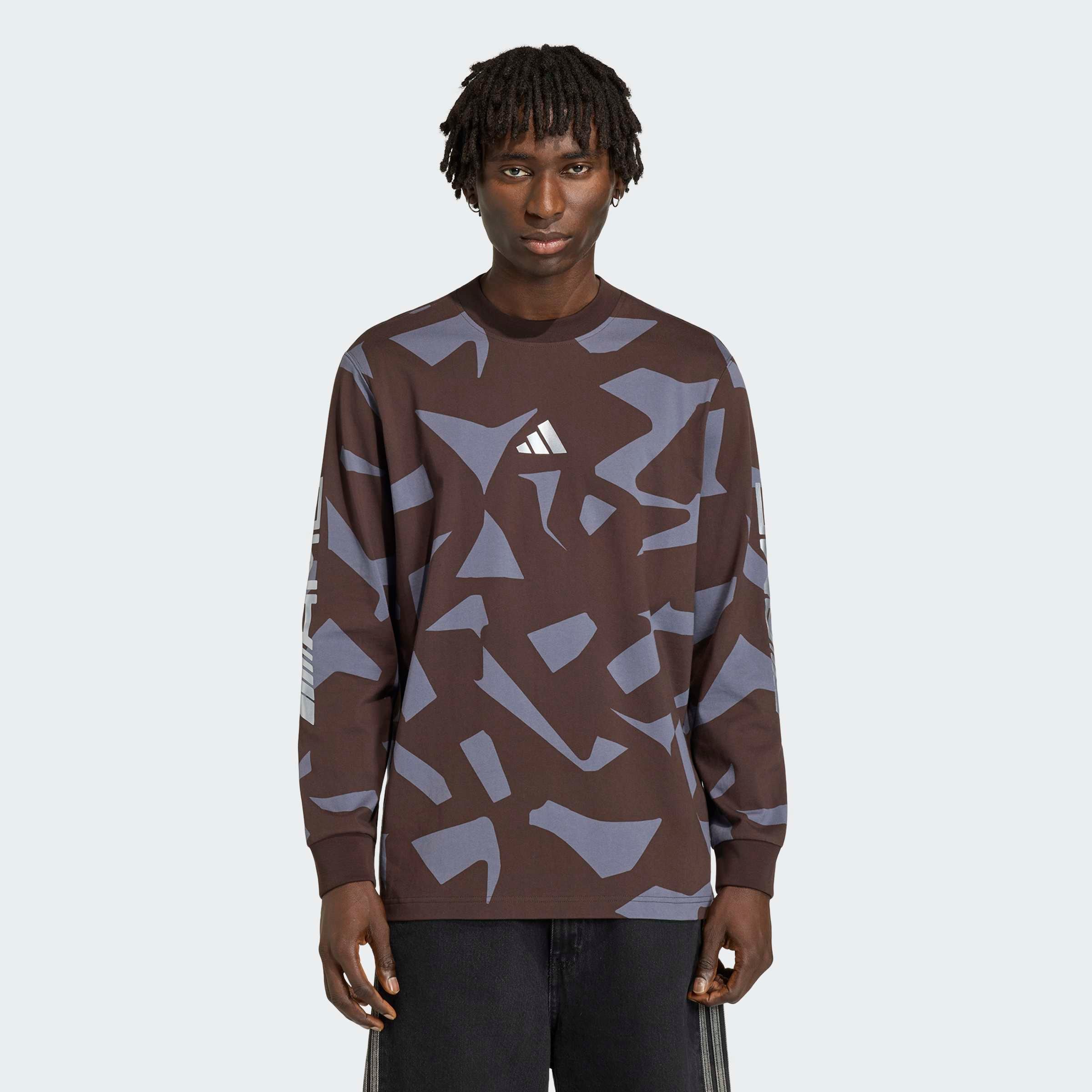 AMG longsleeve, Unisex - mörkbrun, XXL