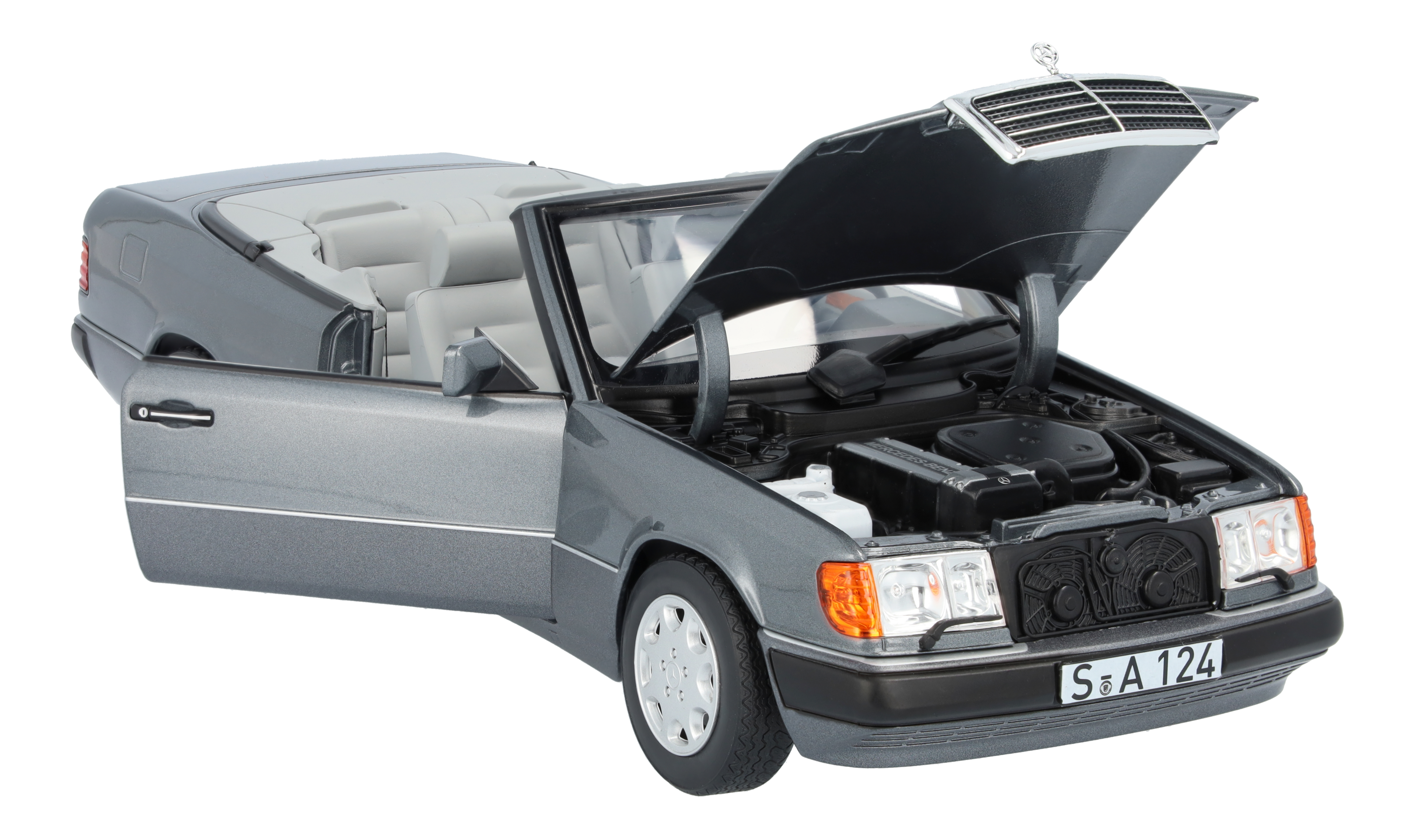 300 CE-24 Cabriolet A 124 (1991–1993), 300 CE-24 Cabriolet A124 (1992-1993) - pärlemogrå, Norev, 1:18
