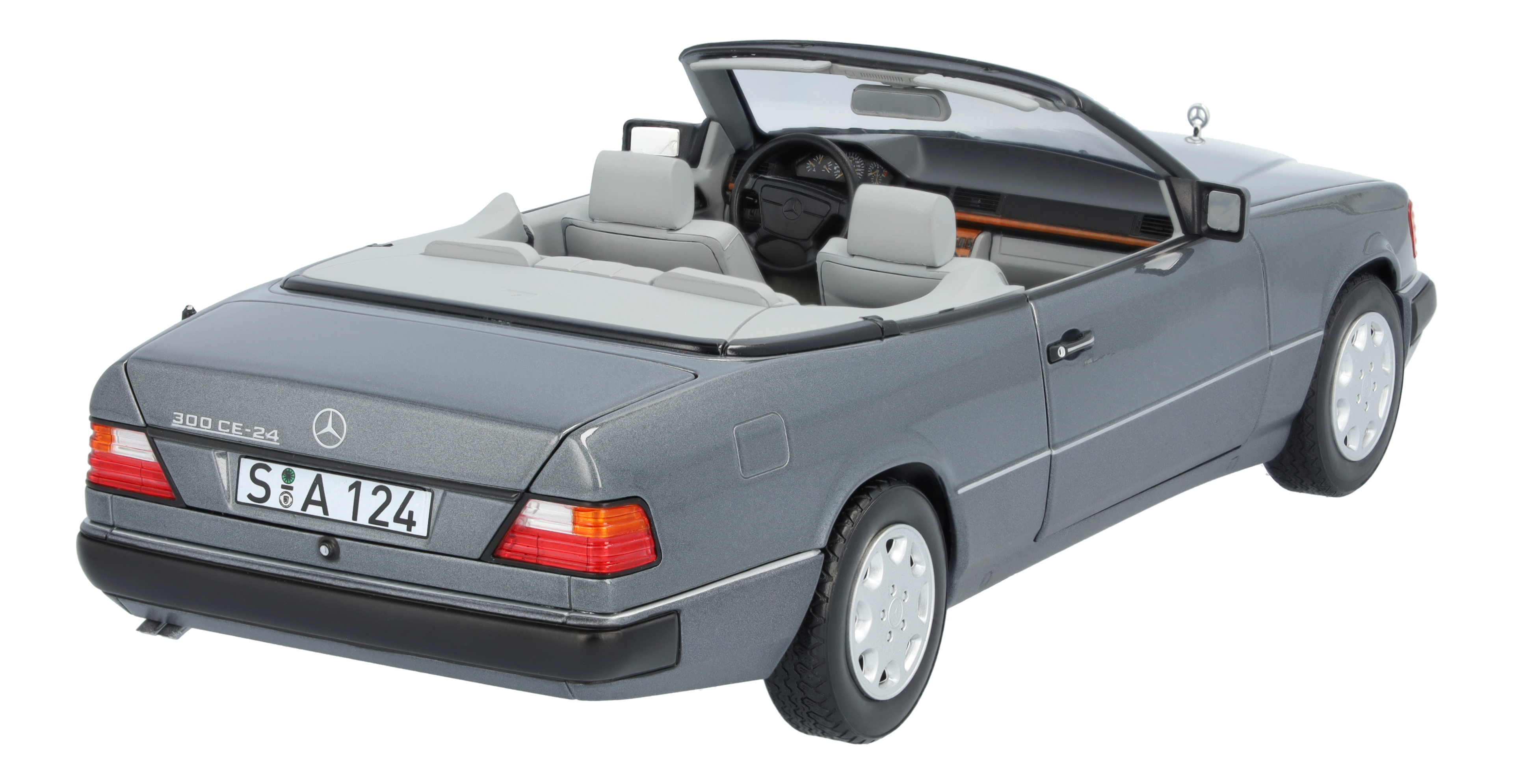 300 CE-24 Cabriolet A 124 (1991–1993), 300 CE-24 Cabriolet A124 (1992-1993) - pärlemogrå, Norev, 1:18
