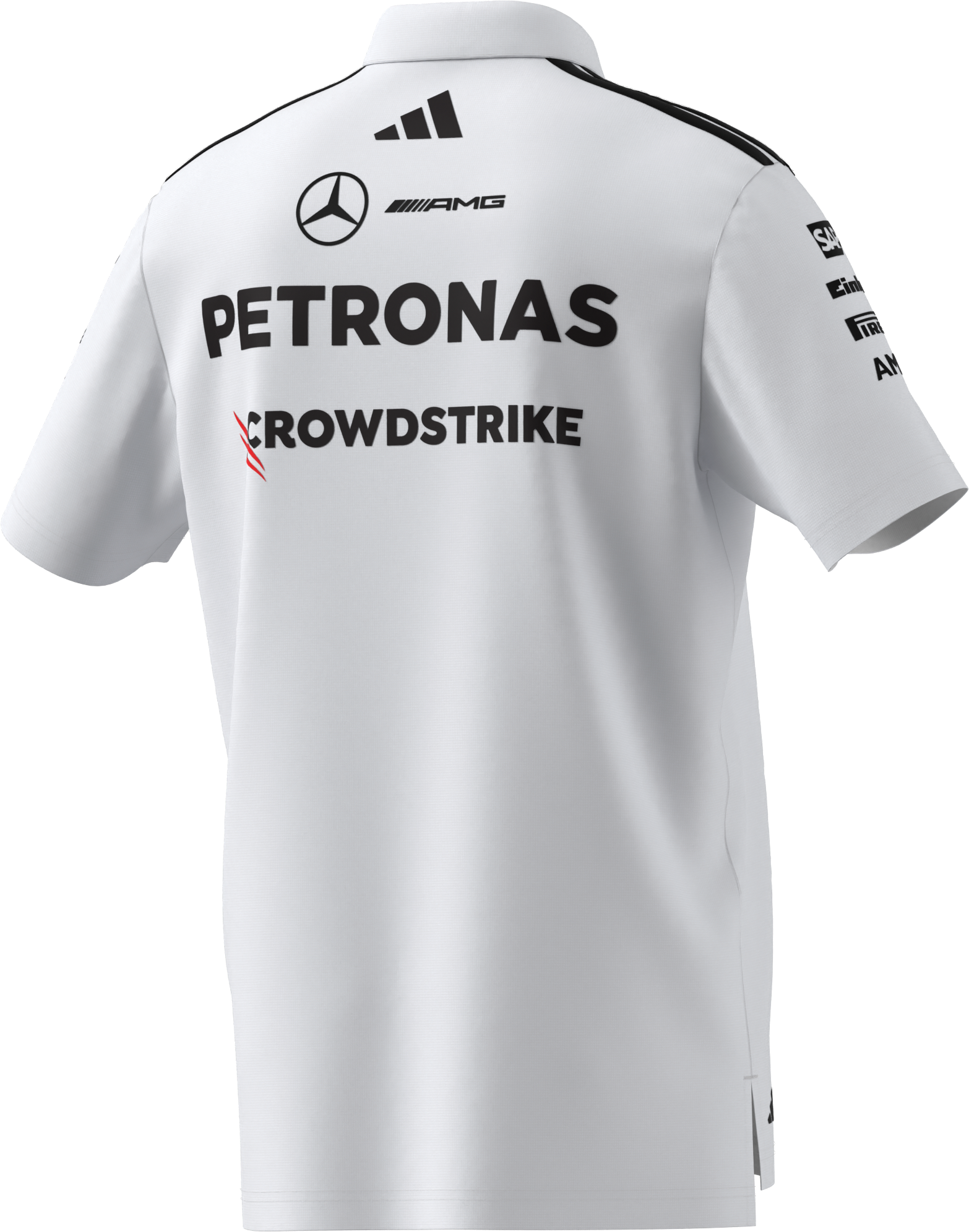 Pikétröja, herr, Team, Mercedes-AMG F1 - vit, L