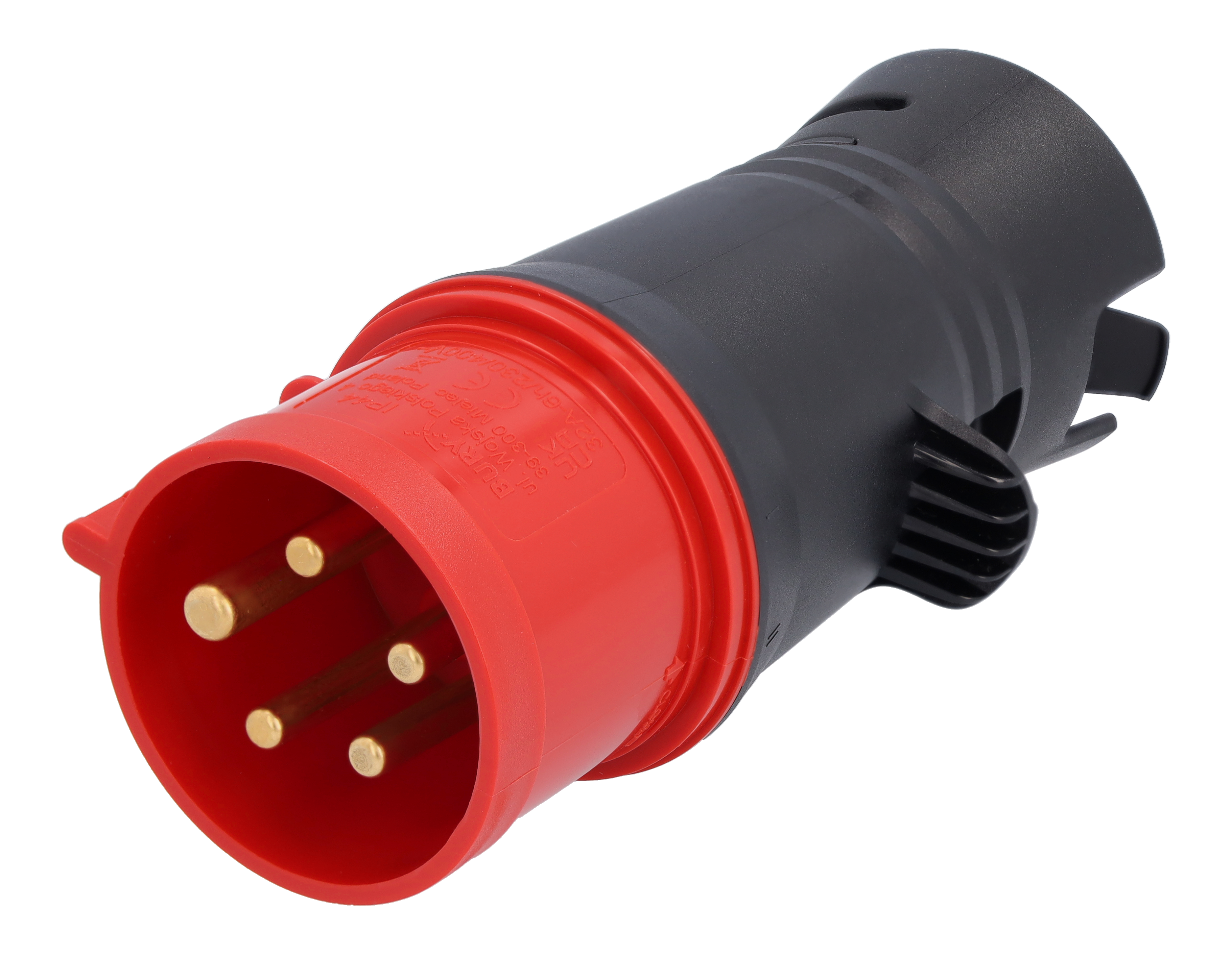 Flexibelt laddningssystem Pro, Adapter, CEE 32/3-fas - Plast, svart, Vänsterstyrda/högerstyrda bilar