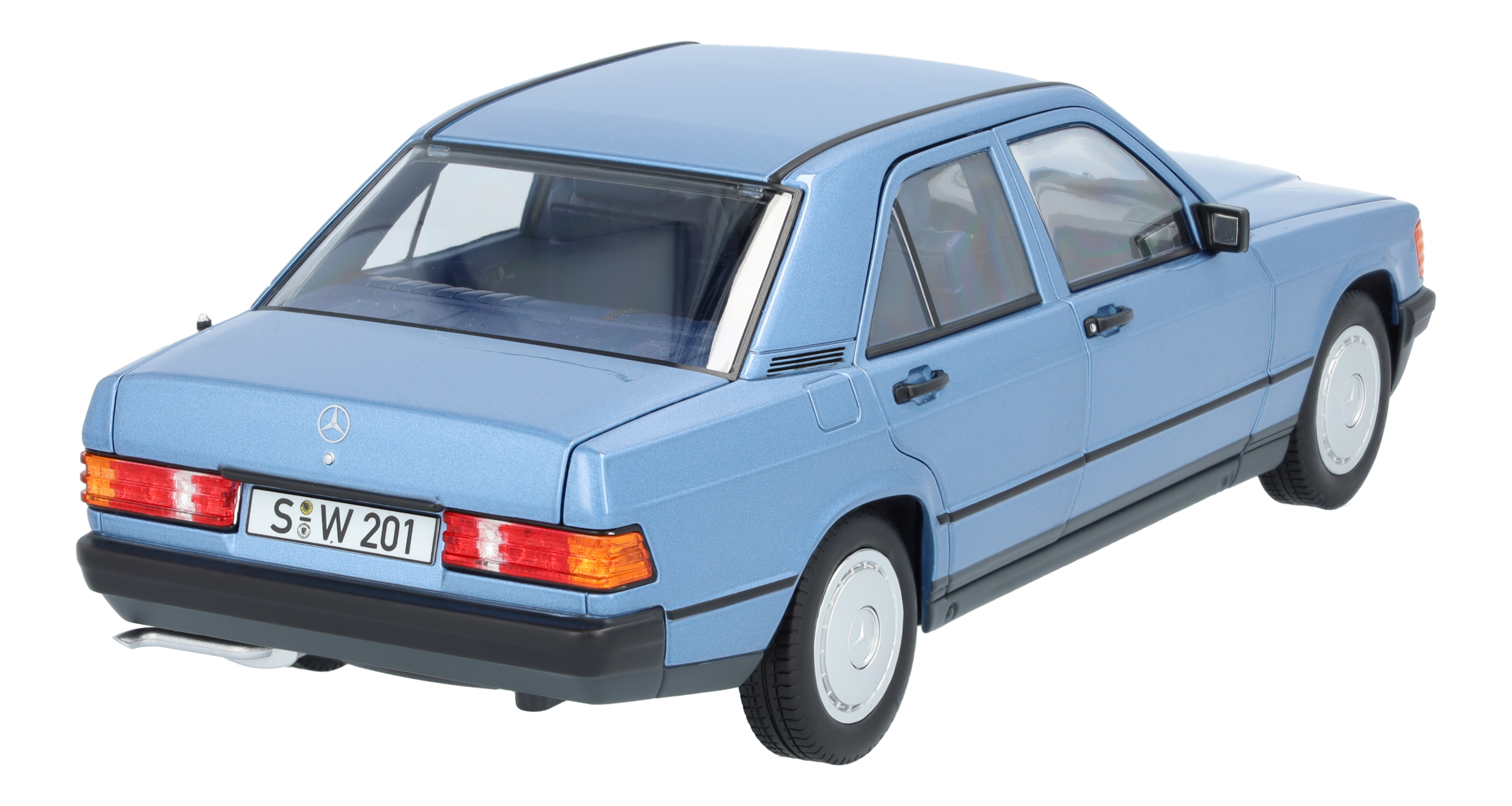 190 E W 201 (1982–1988) - horisontblå, Norev, 1:18