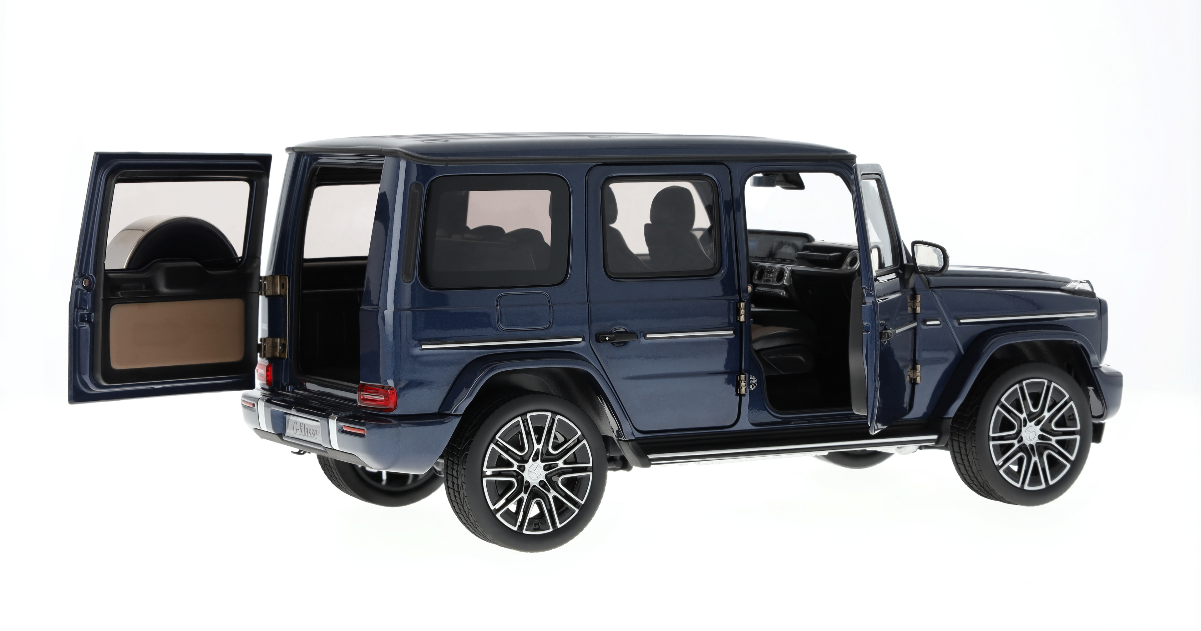 G-Class, Terrängbil, AMG Line, W465 - sodalitblå, Norev, 1:18