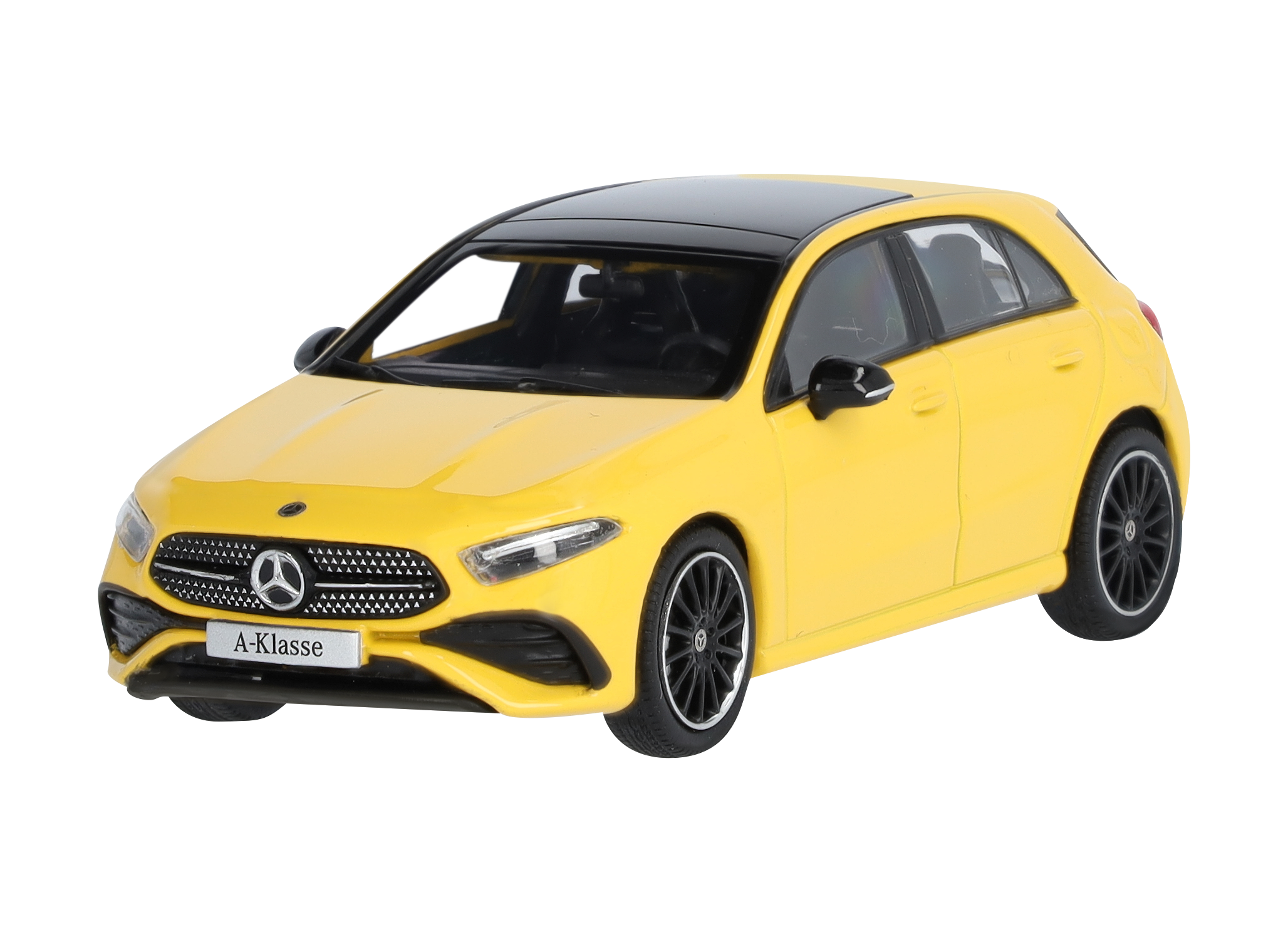 A-Klass, Kompaktsedan, AMG Line, W177 - solgul, Minimax, 1:43