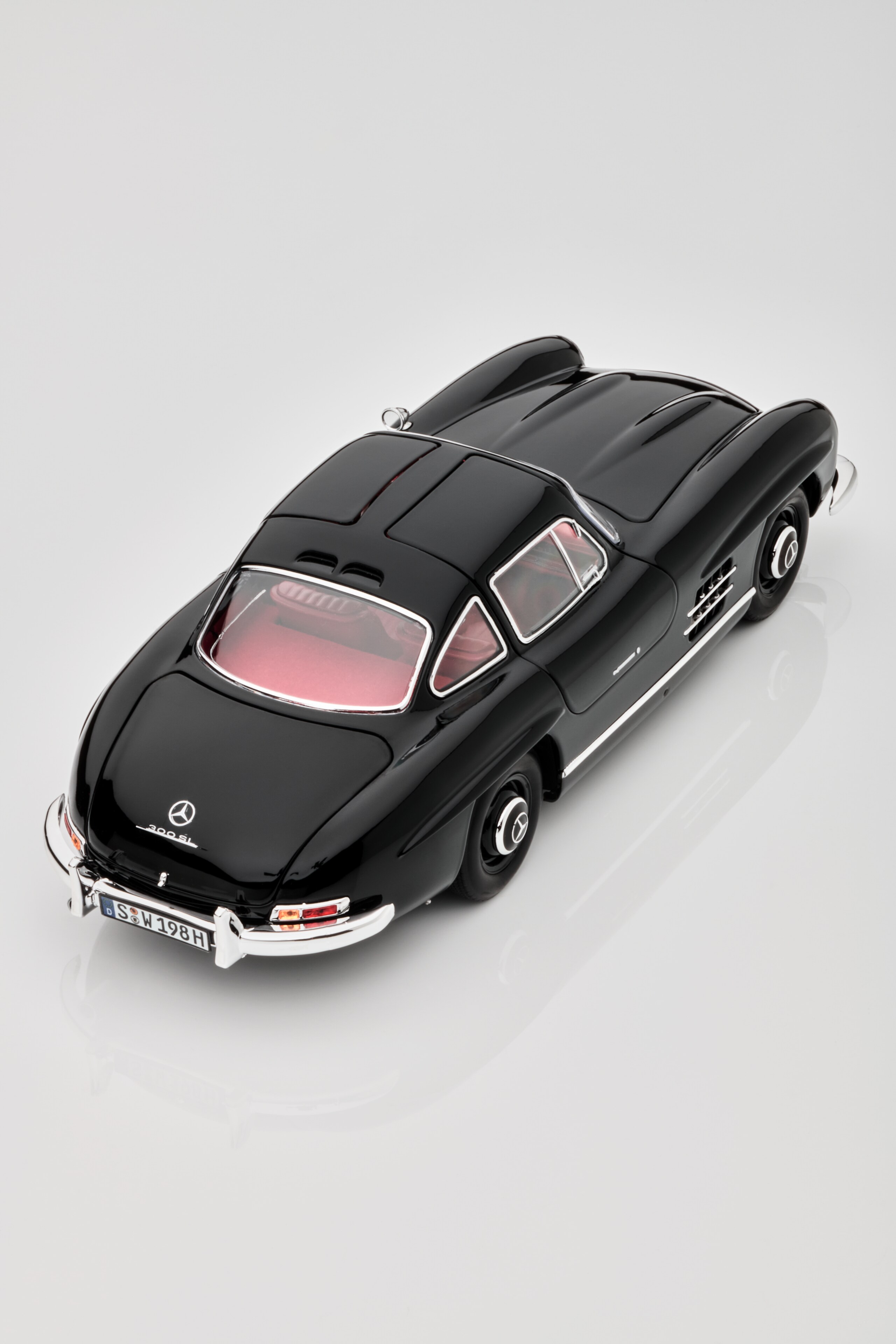 300 SL Coupé (1954–1963) W 198 - svart, Norev, 1:18