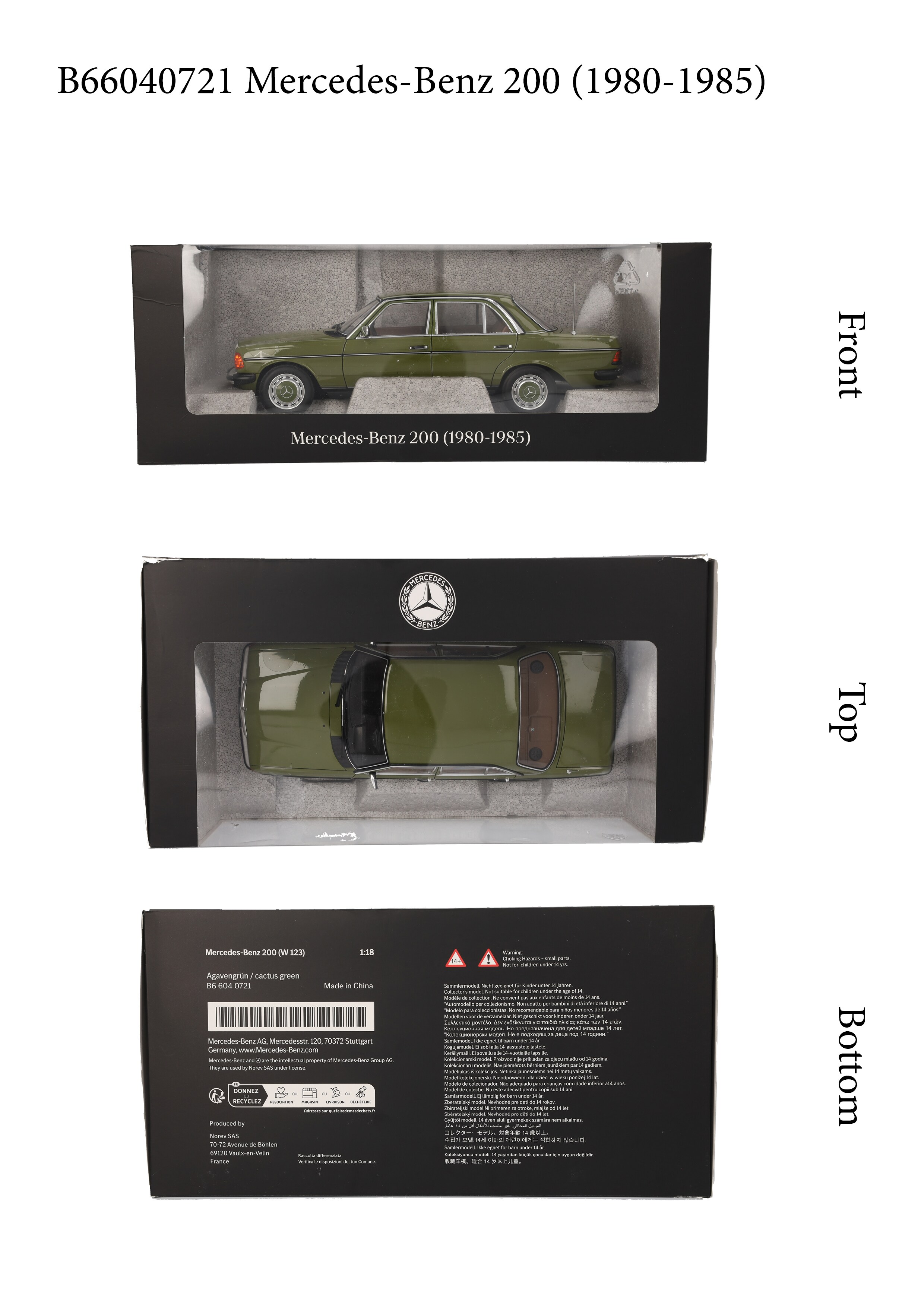 200 W123 (1980–1985) - Norev, 1:18
