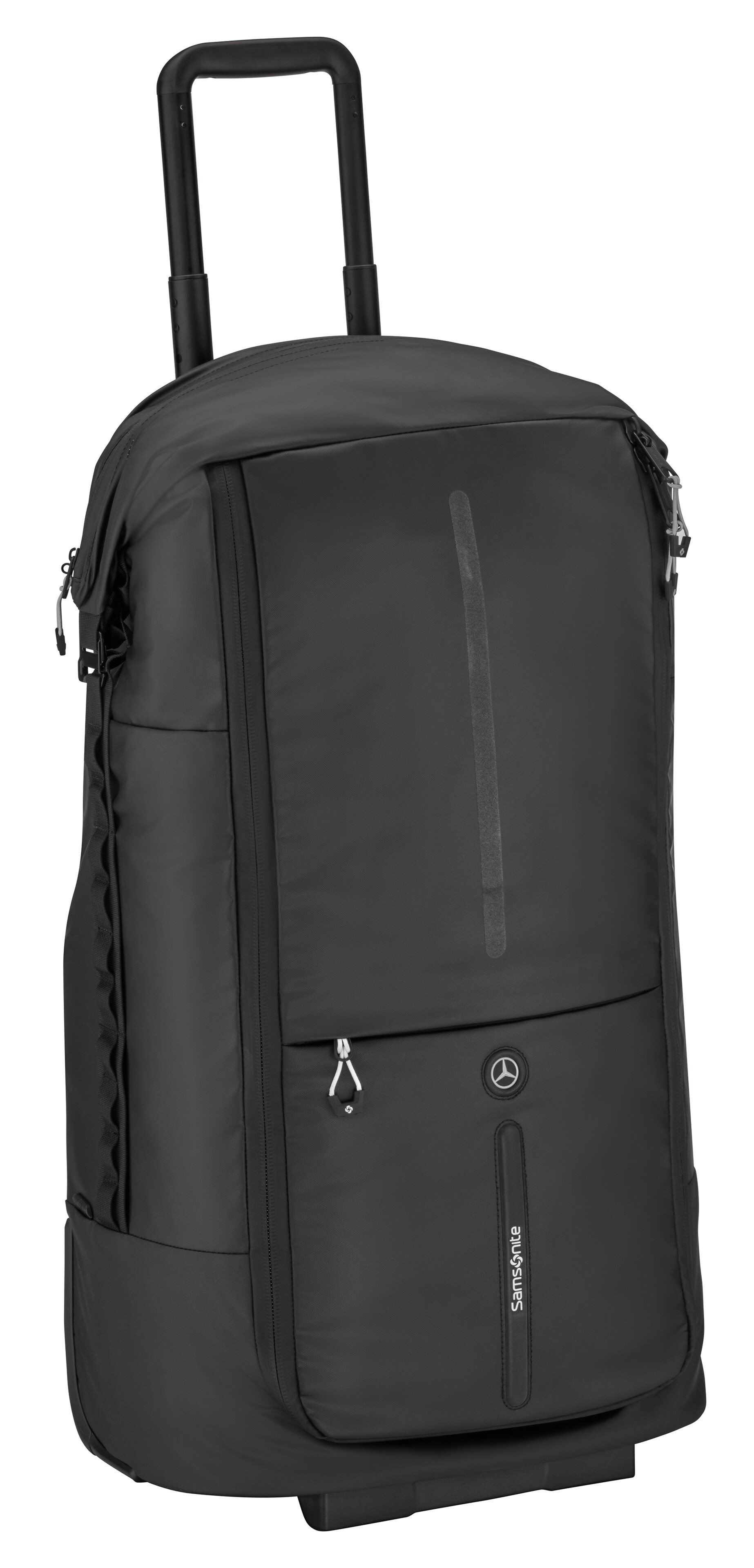 Rullväska, vikbar - svart, Polyamid (återvunnen) / Polyester, Samsonite