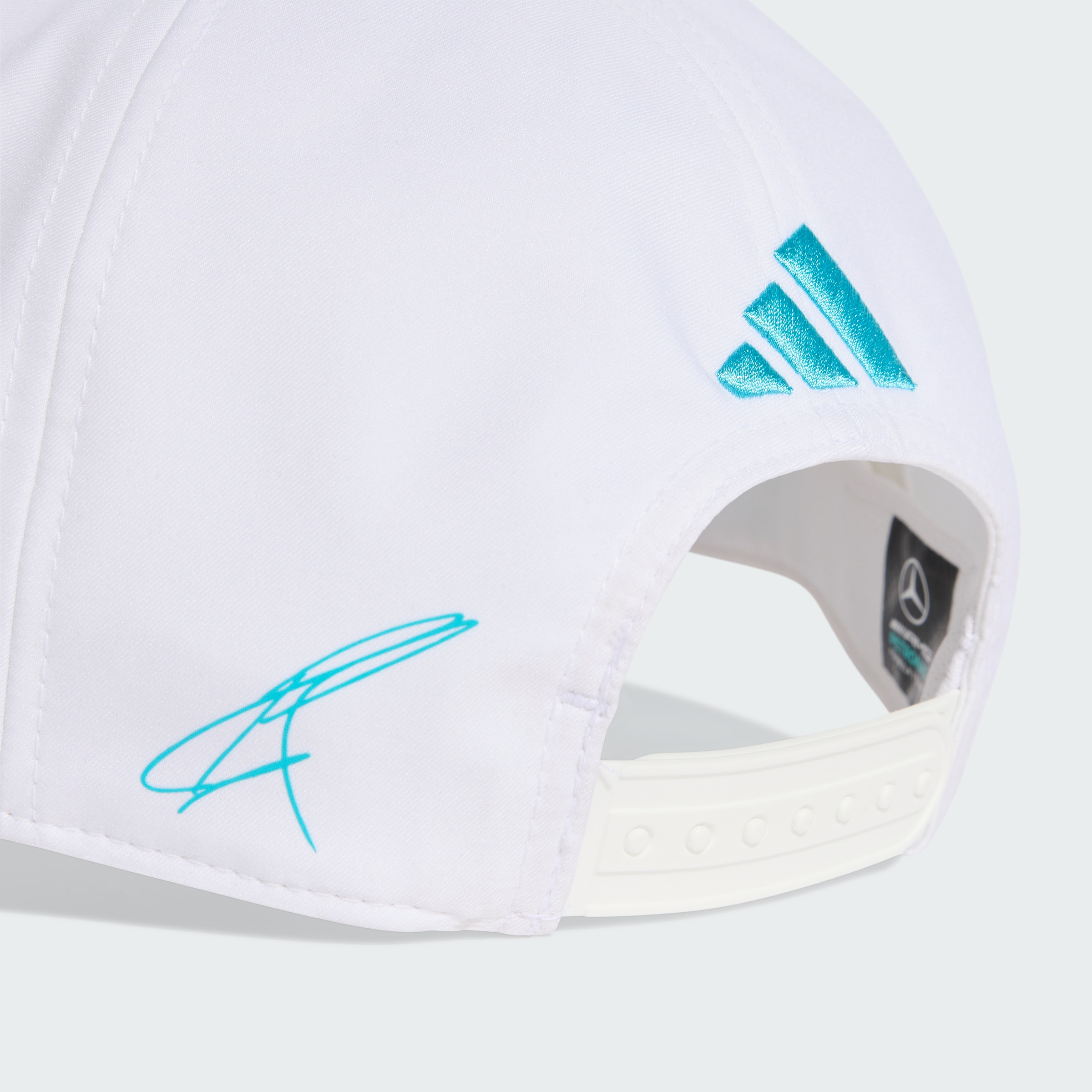 Keps, George Russell, Mercedes-AMG F1 - vit, Polyester (återvunnen)