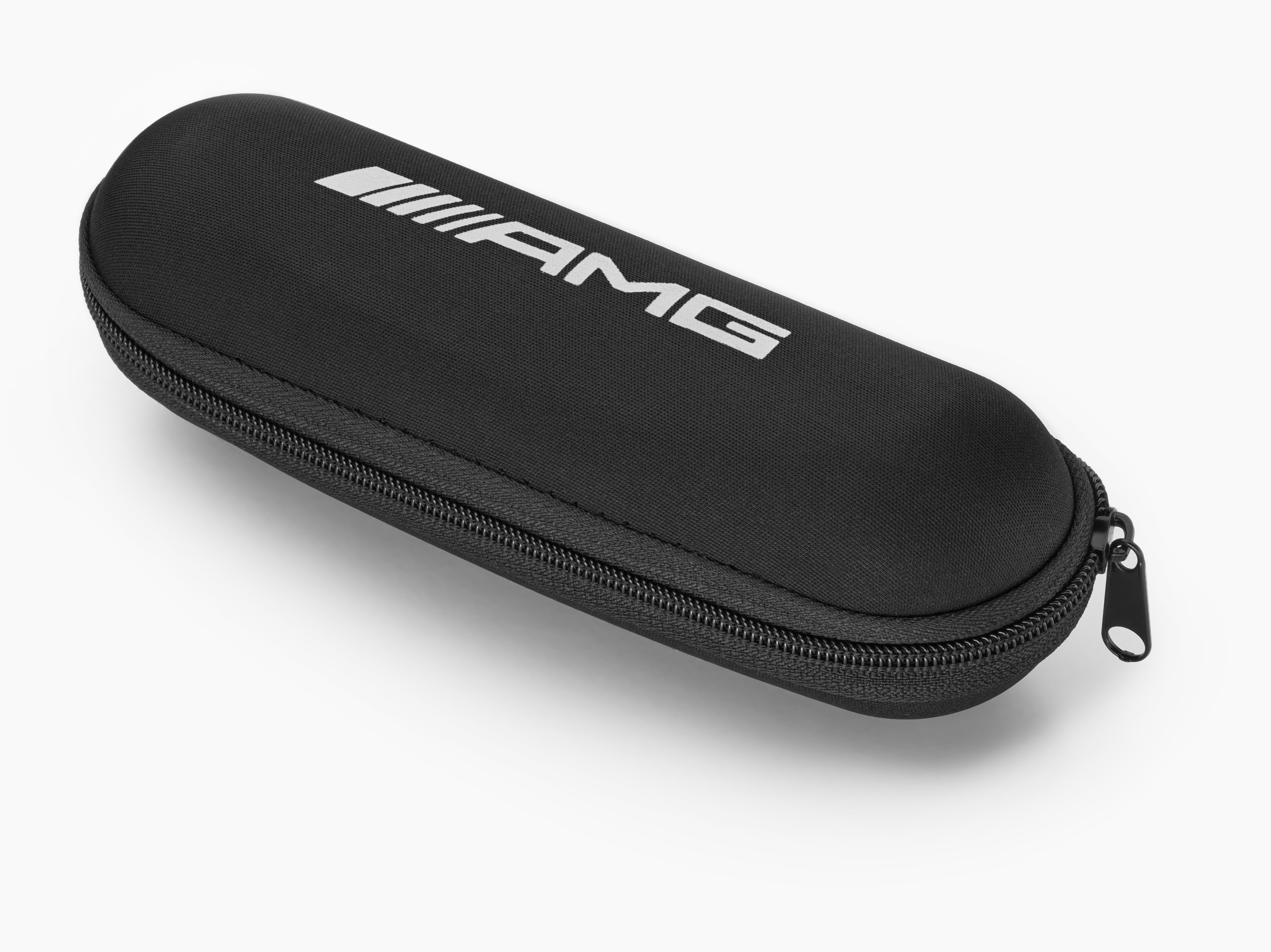 AMG hopfällbart paraply - svart / vit, Aluminium / Stål / Polyester