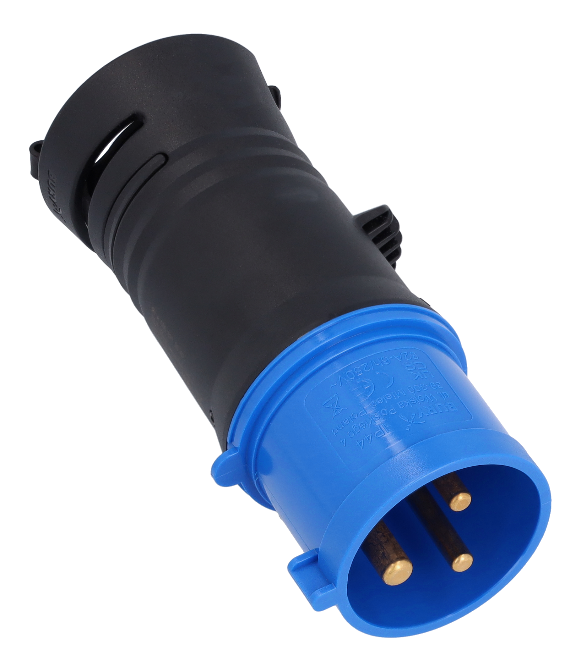 Flexibelt laddningssystem Pro, Adapter, CEE 32/1-fas - Plast, svart, Vänsterstyrda/högerstyrda bilar