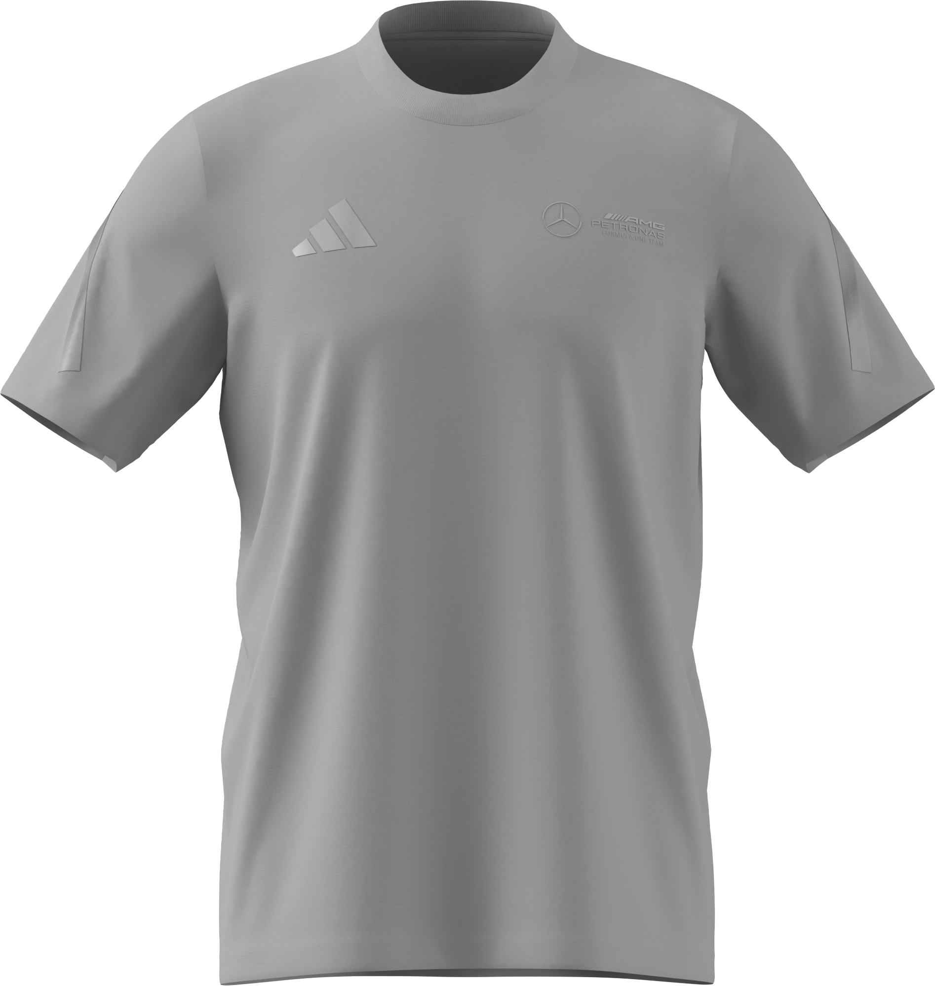 T-shirt herrar, Mercedes-AMG F1, Special Edition Silverstone 2025 - grå, XS
