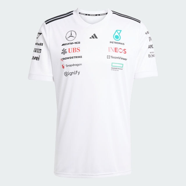 T-shirt herrar, Förare, Mercedes-AMG F1 - vit, XXL