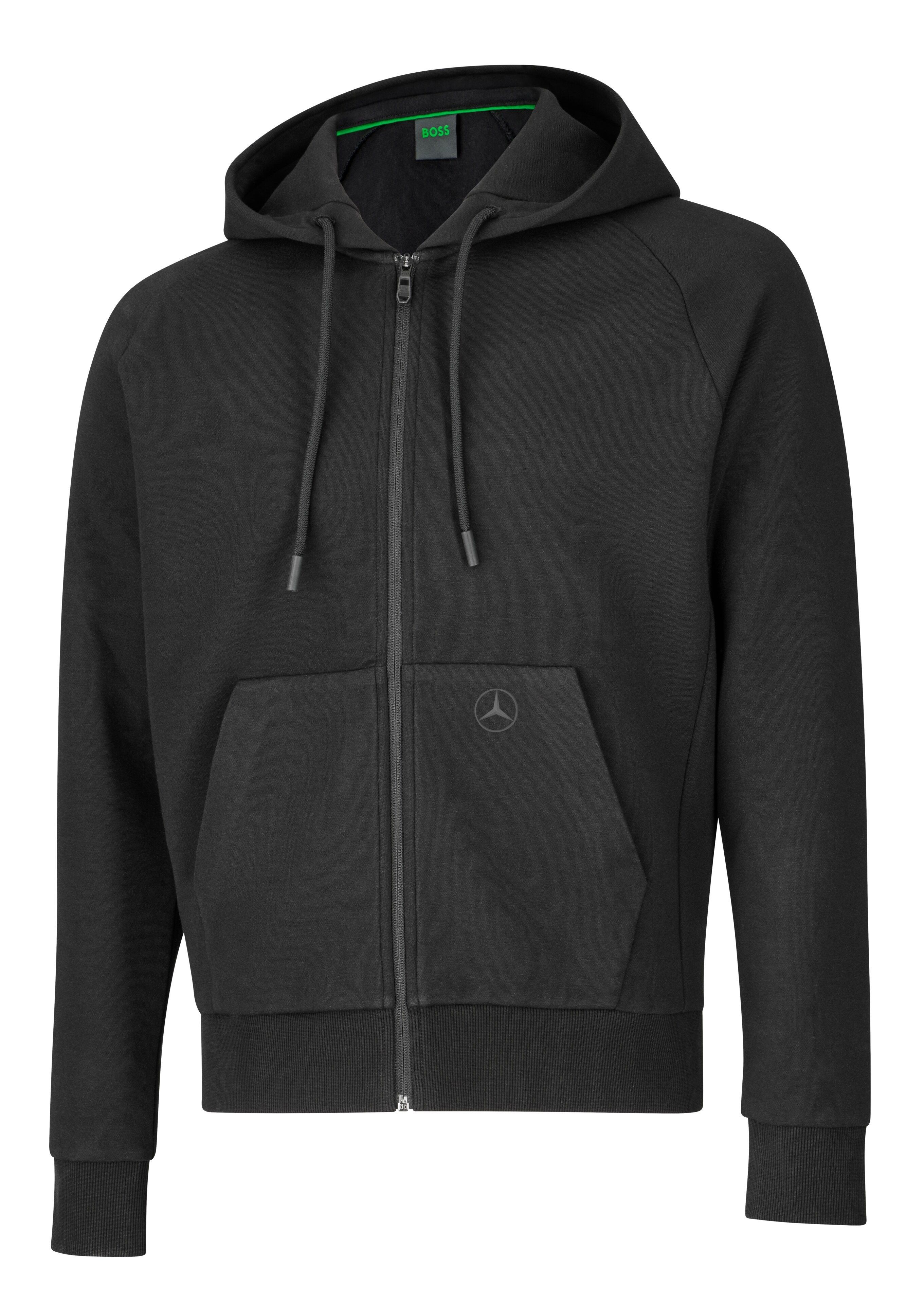 Sweatjacka unisex, 140 år - svart, M