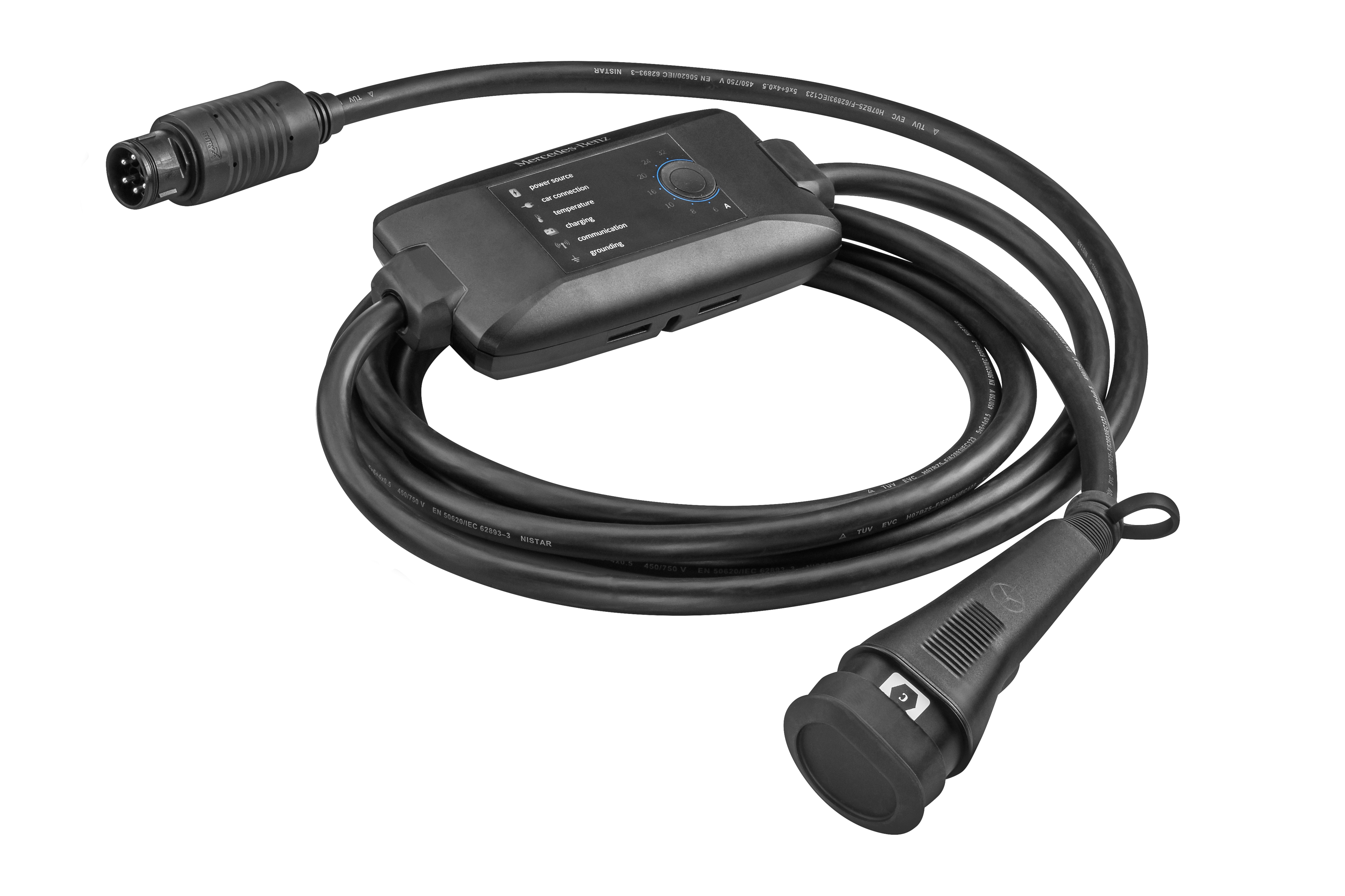 Flexibelt laddningssystem Pro, Styrenhet, 22 kW, ECE - Plast, svart, Vänsterstyrda/högerstyrda bilar