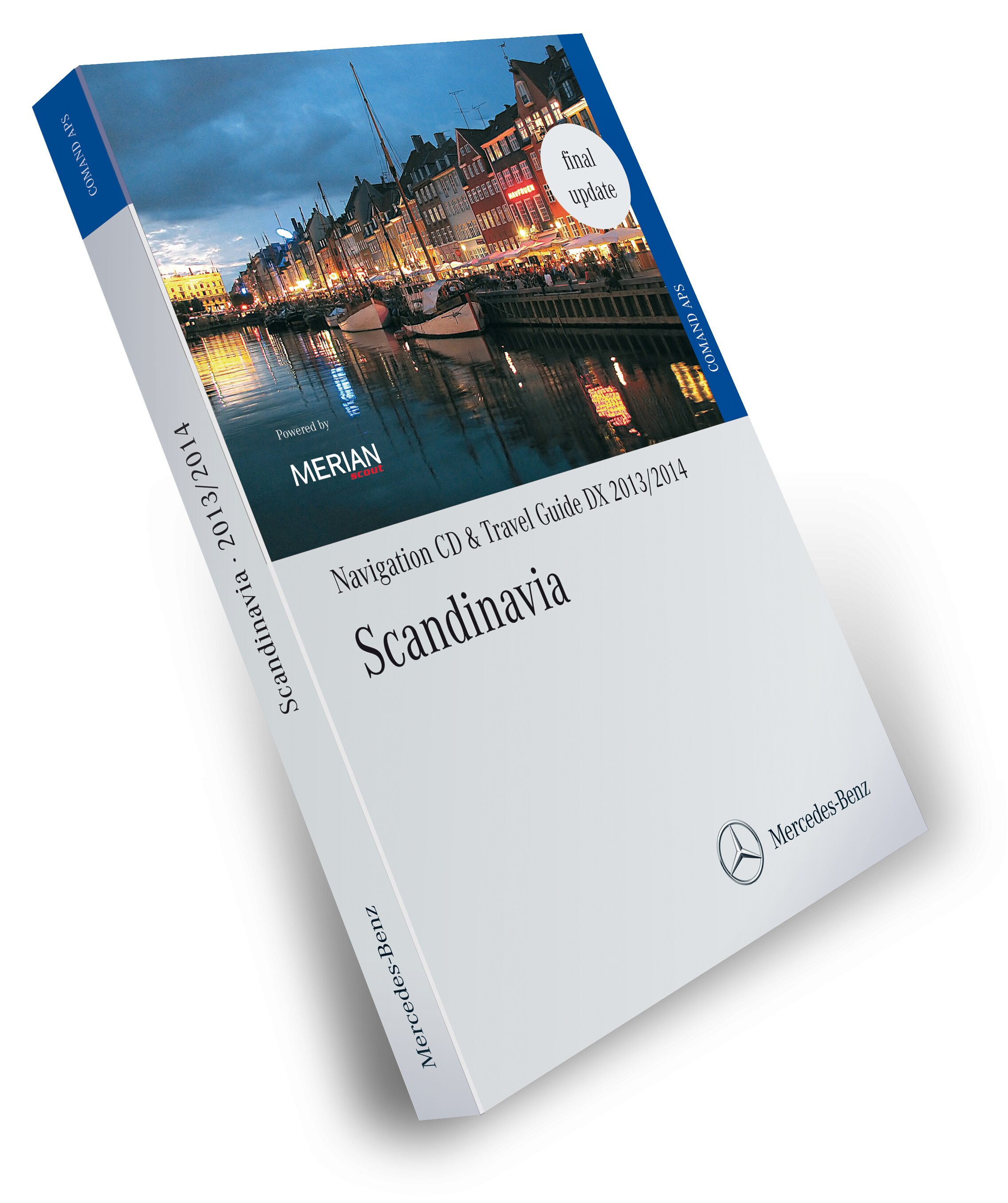 Navigations-cd, Skandinavien, med MERIAN reseguide 2013/2014