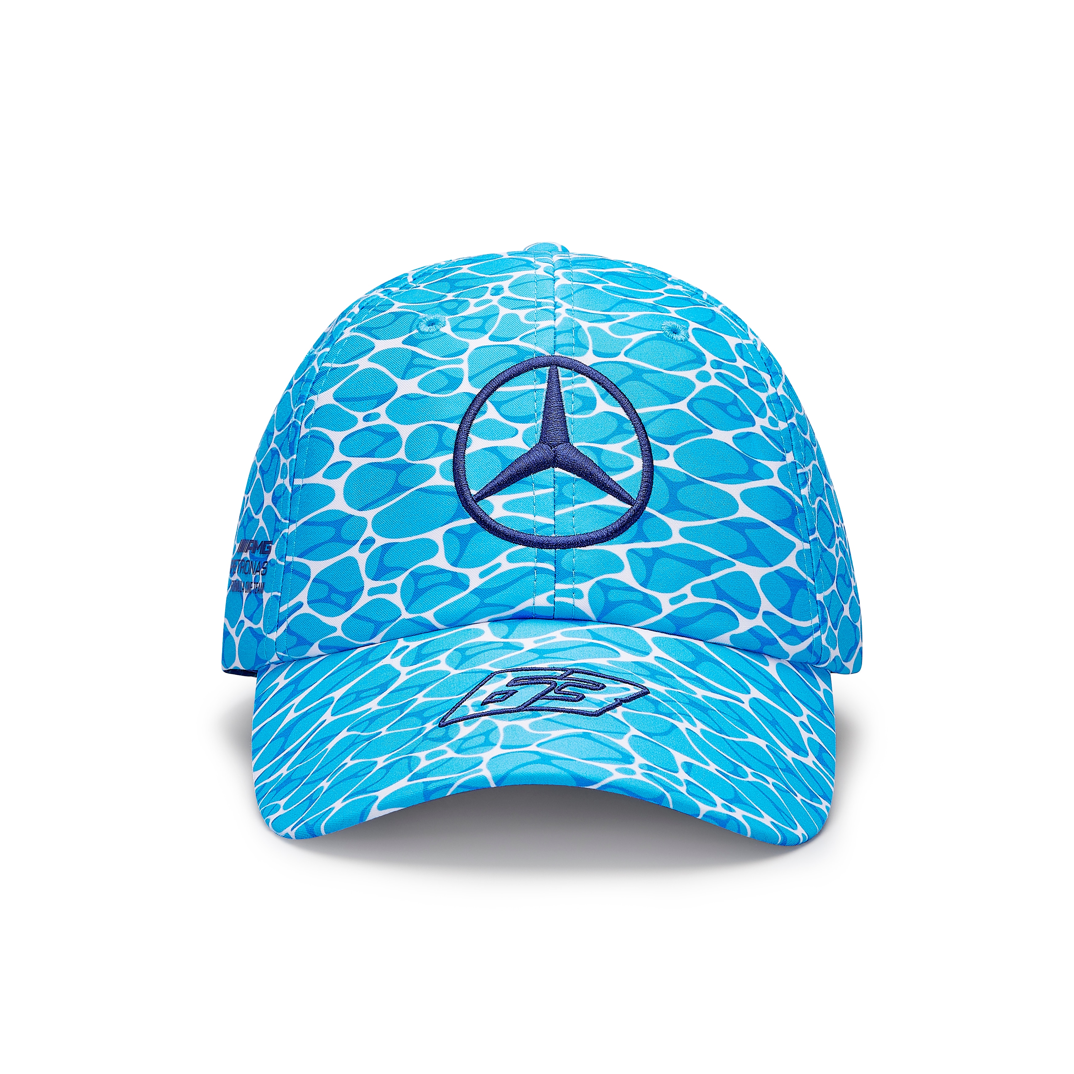 Keps, Special Edition George Russell, INGEN DYKNING, Mercedes-AMG F1 - blå, Polyester