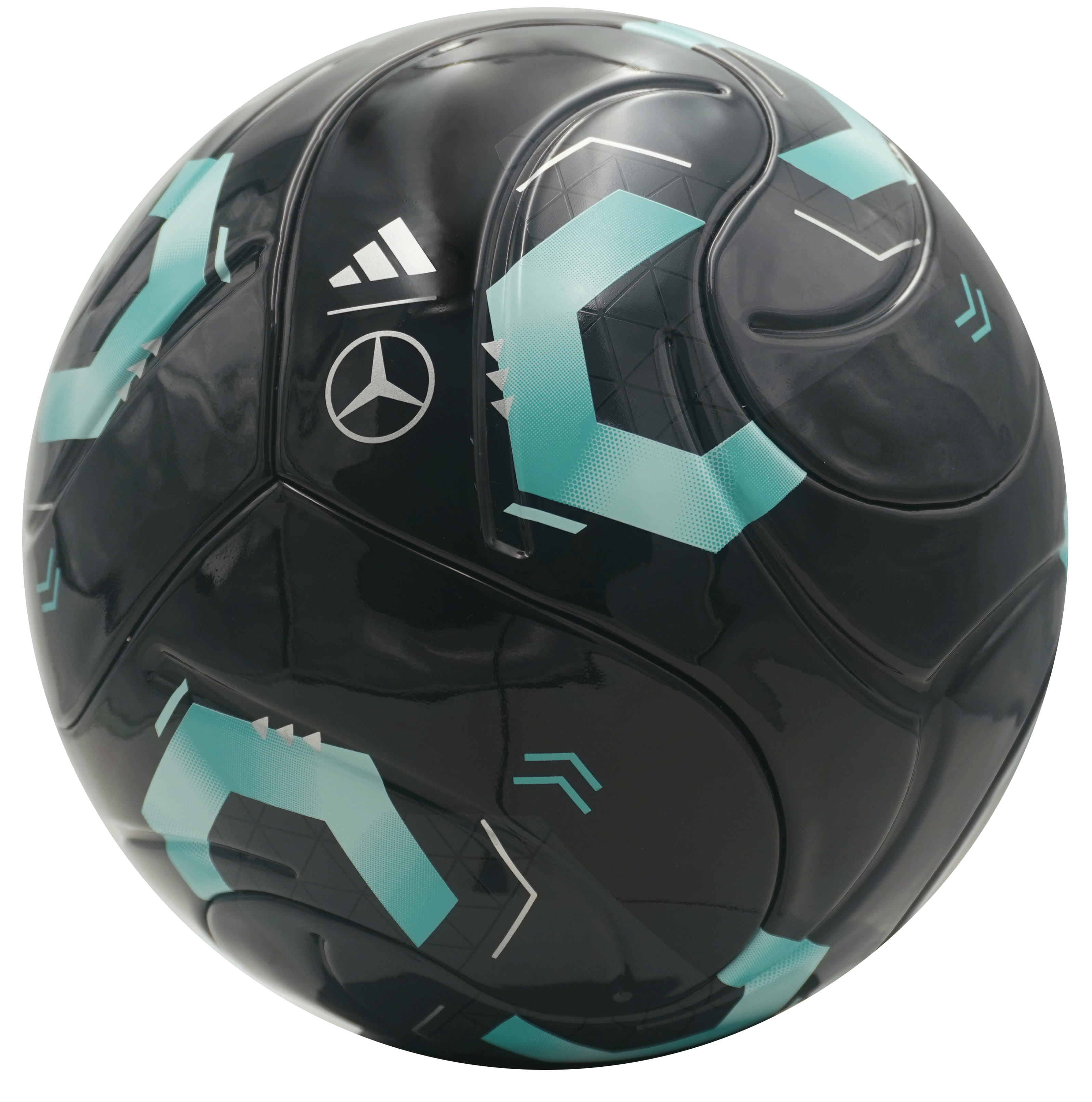 Fotboll - svart / aqua / grå, TPU, adidas