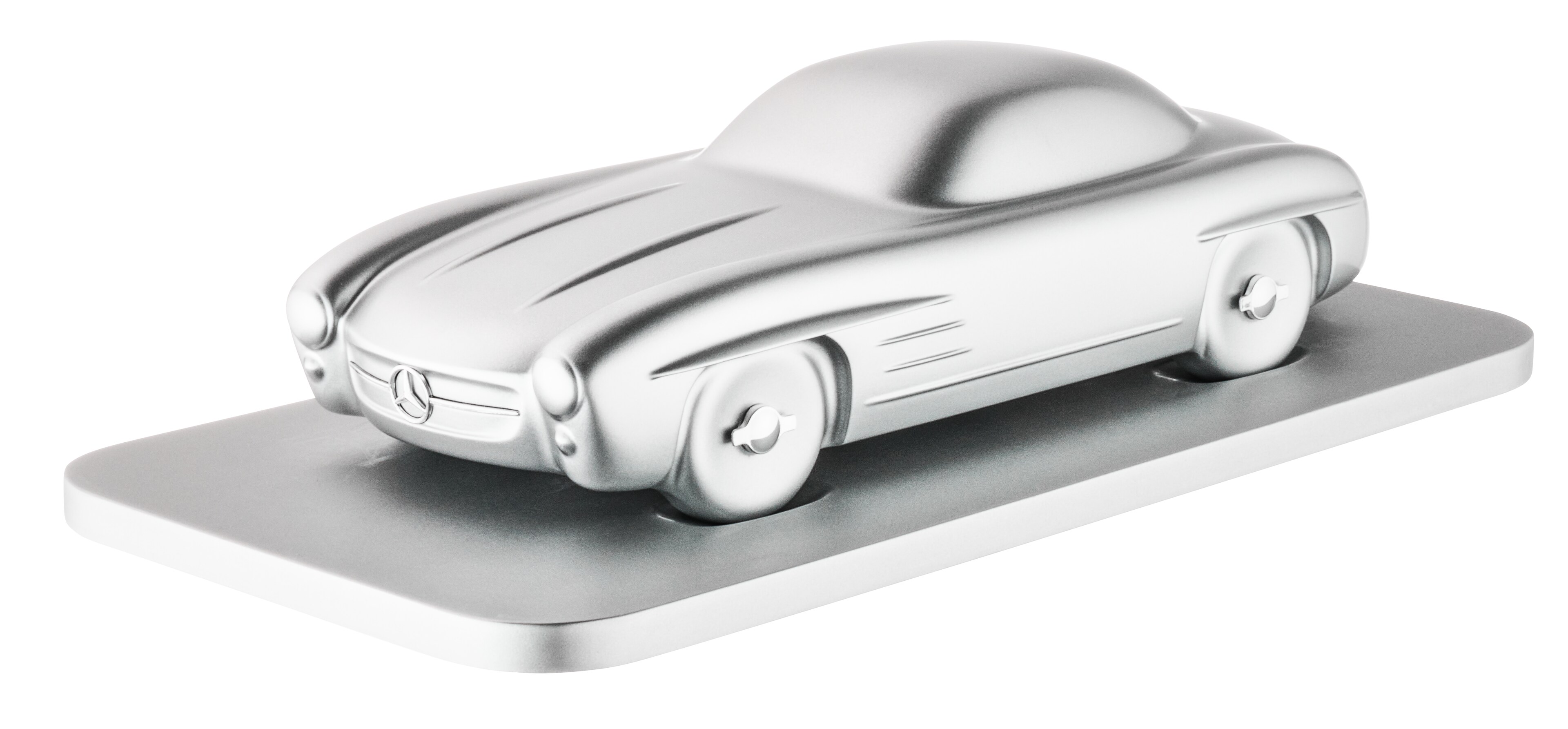 Skulptur 300 SL Coupé W 198 II (1957–1963) - silverfärg, Minichamps, 1:18