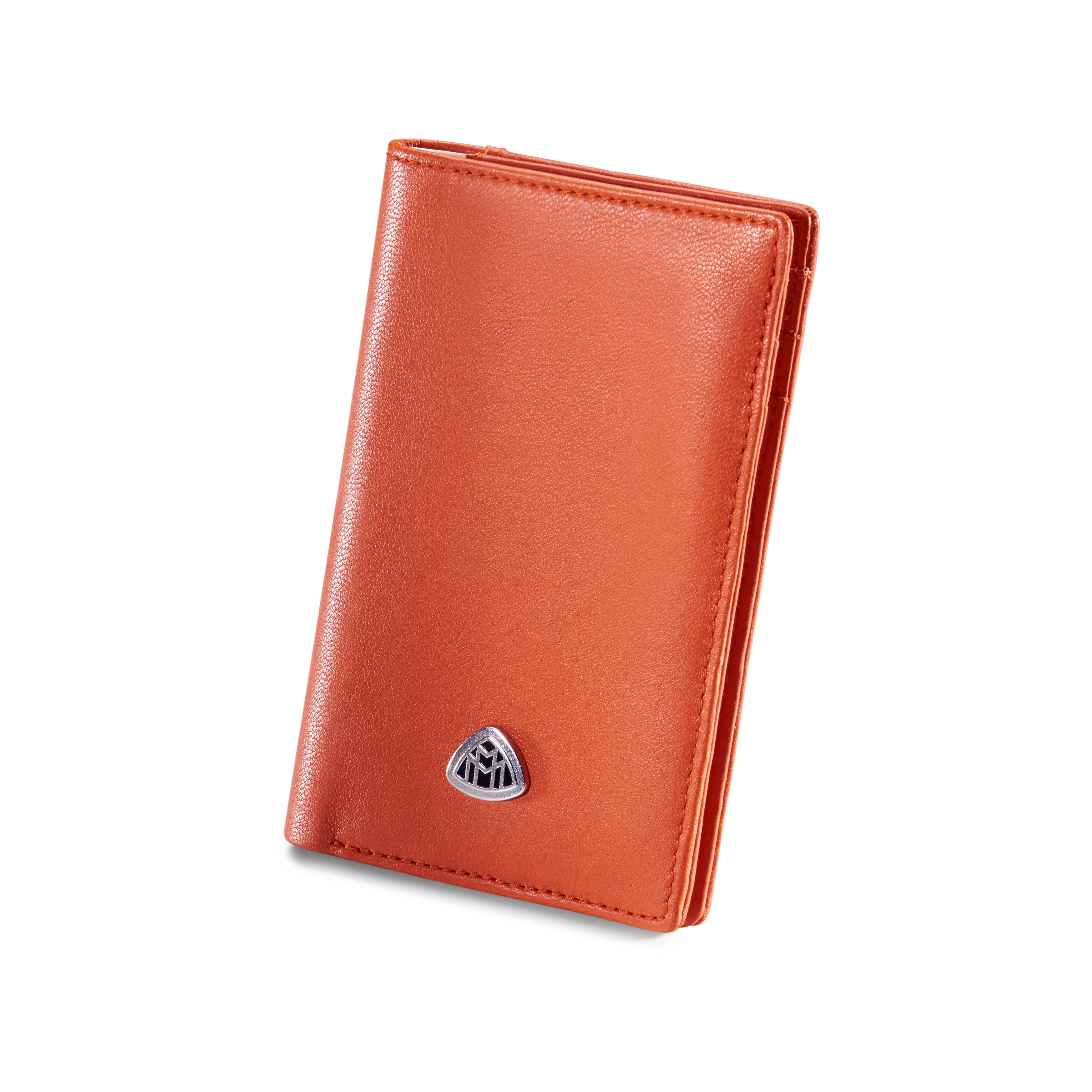Miniplånbok, Mercedes-Maybach - orange, Läder