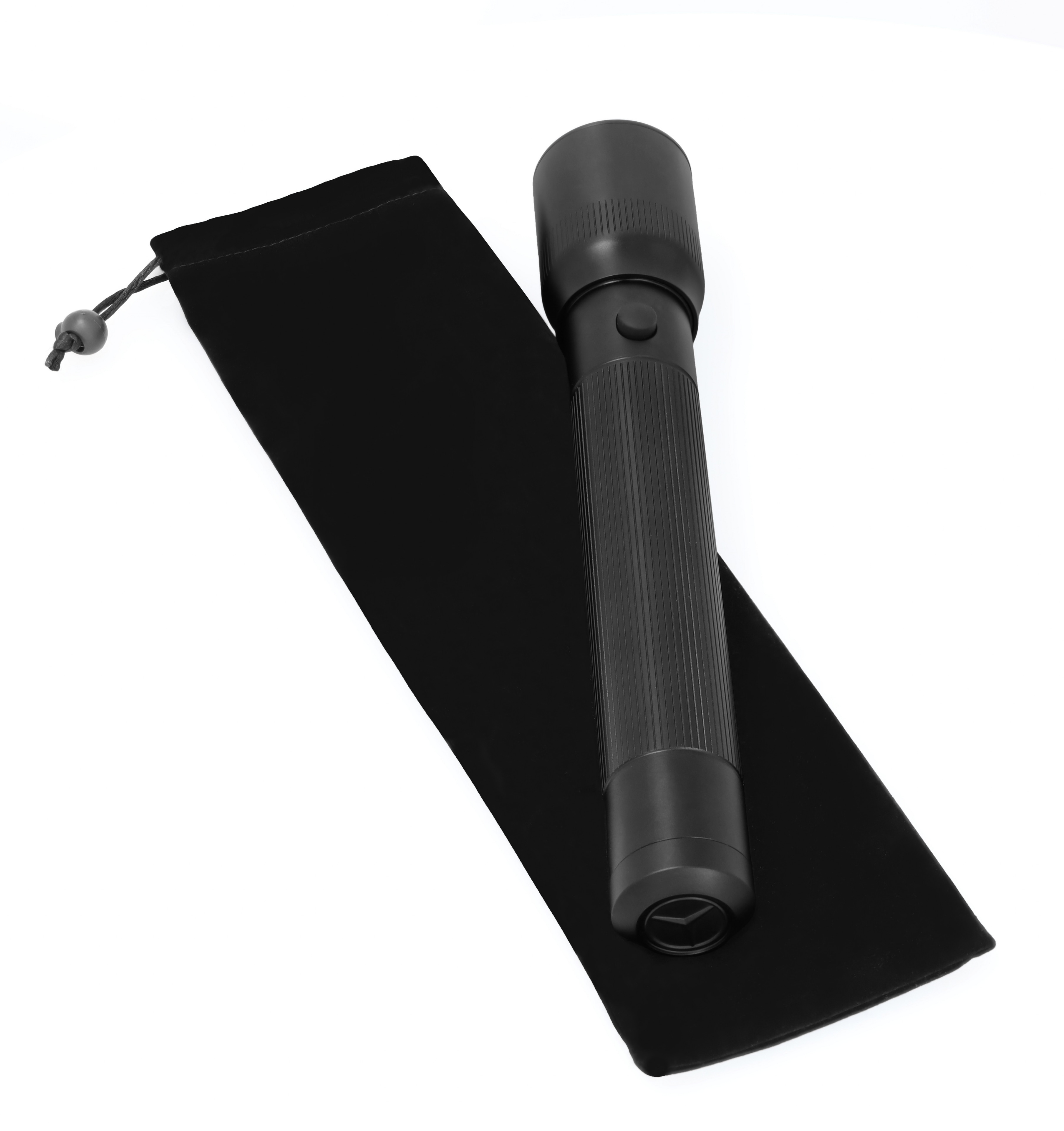 LED-ficklampa, stor - svart, Aluminium, Ansmann