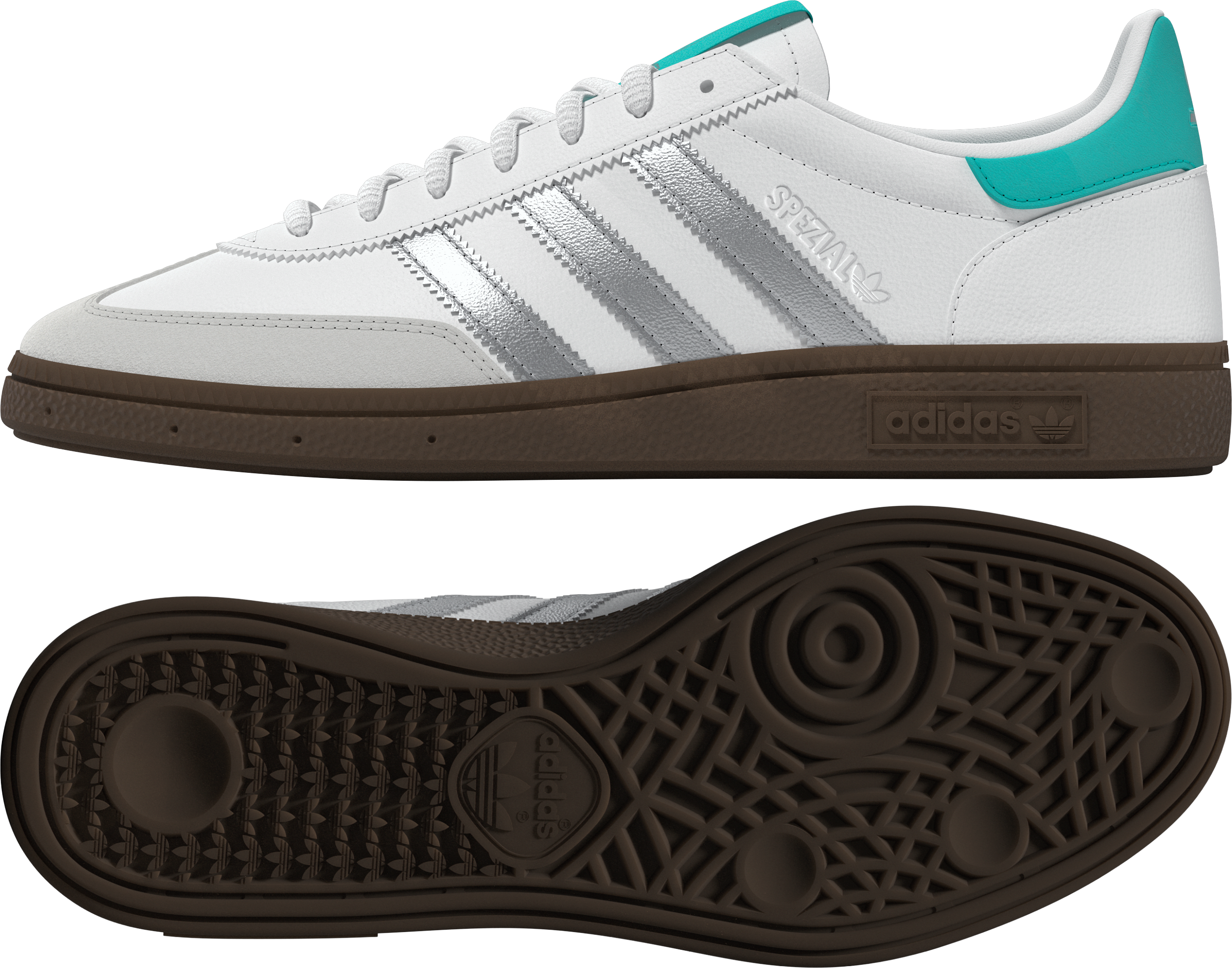 Sneakers, Handball Spezial, Mercedes-AMG F1 - vit / silverfärg, 9, adidas