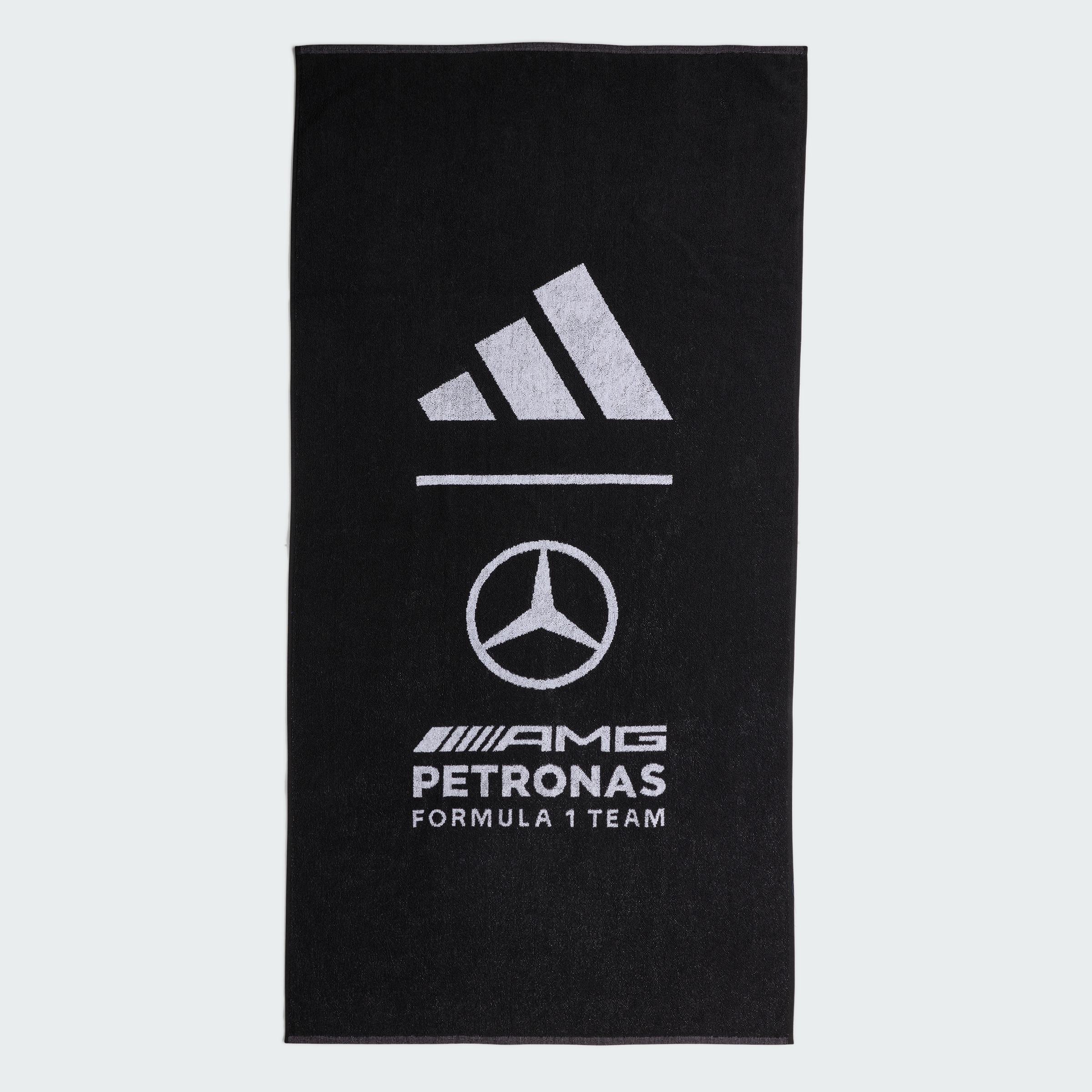 Handduk, Mercedes-AMG F1 - svart, Bomull, adidas