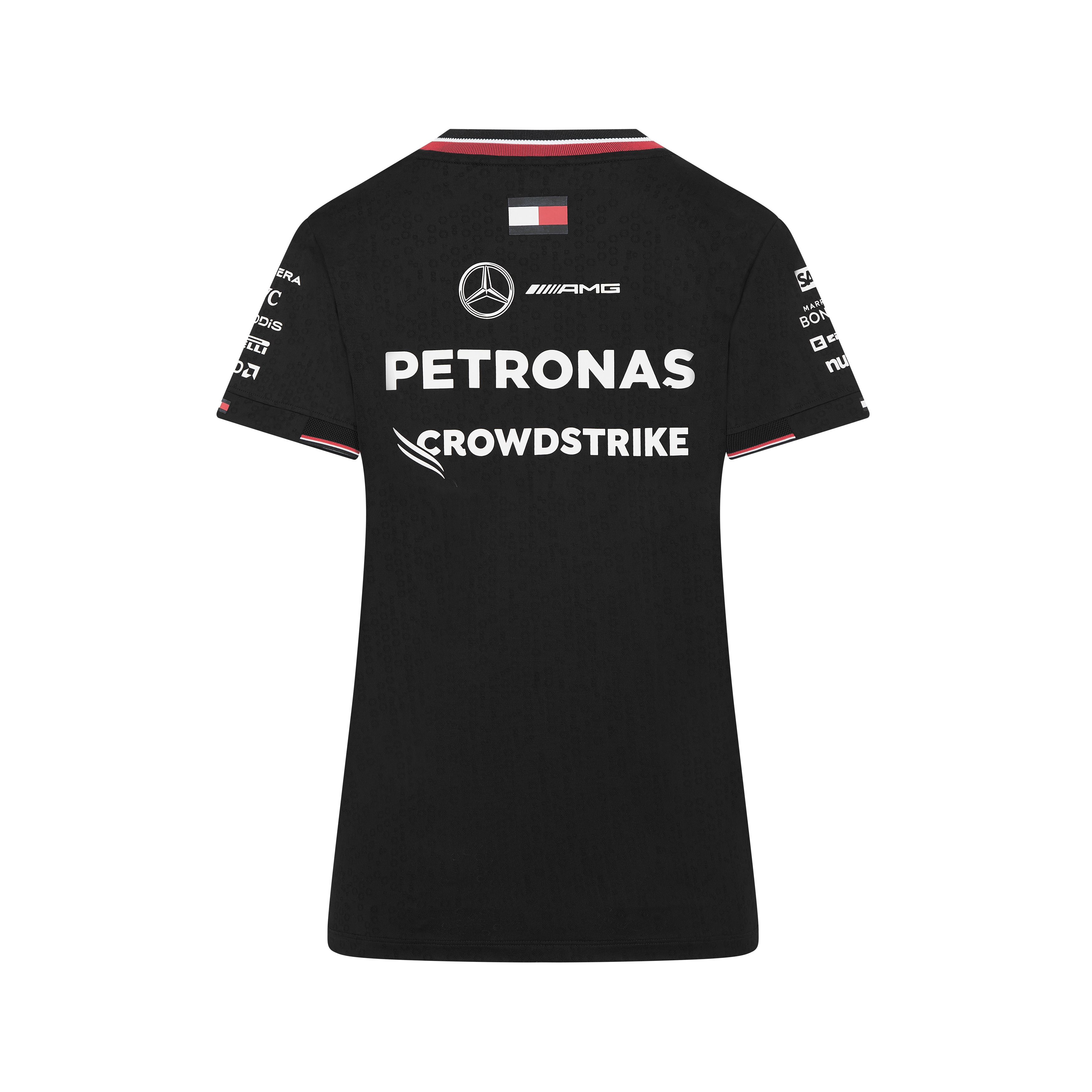 T-shirt dam, Förare, Mercedes-AMG F1 - svart, L