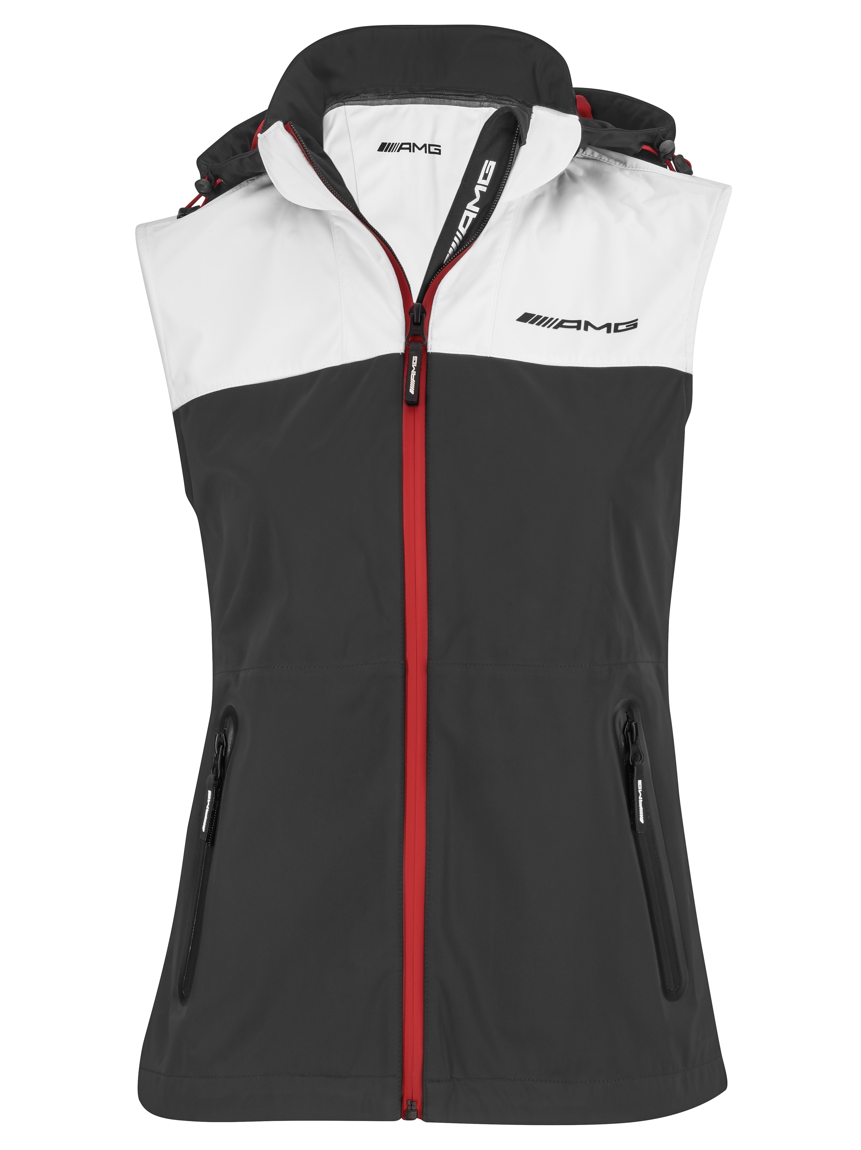 AMG softshellväst dam - svart, XS