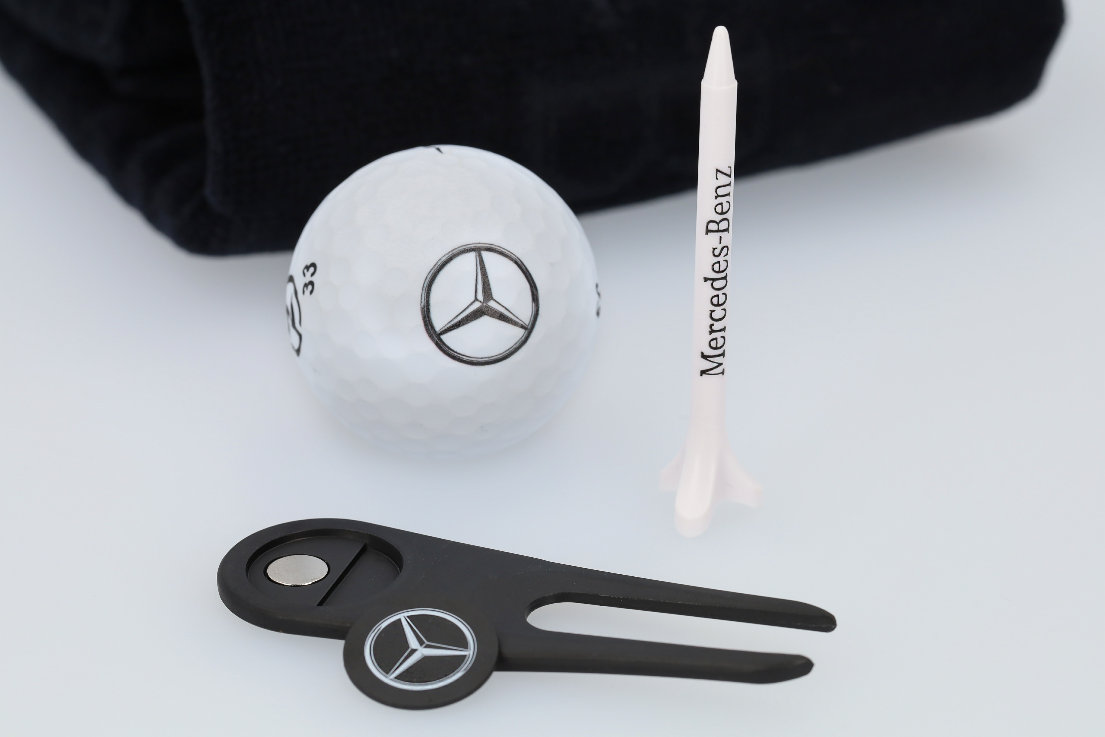 Golfpresentset, liten - svart, Polyester