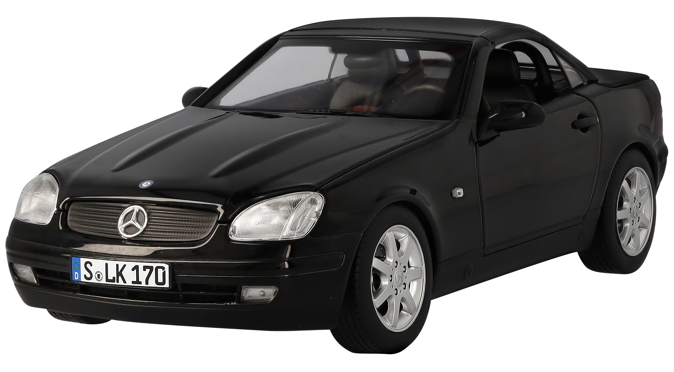 SLK 200 Roadster R170 (1996-2000) - svart, Norev, 1:18