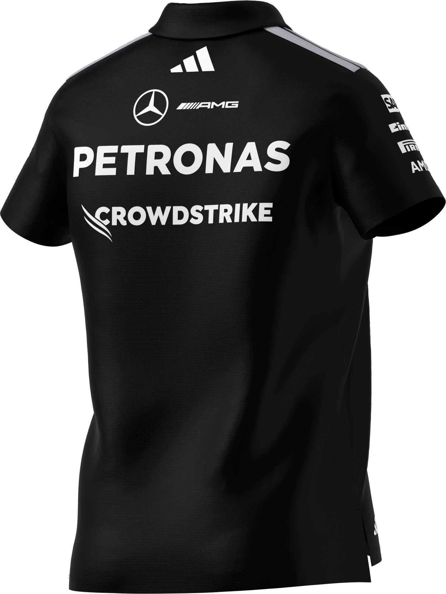 Pikétröja dam, Team, Mercedes-AMG F1 - svart, XS