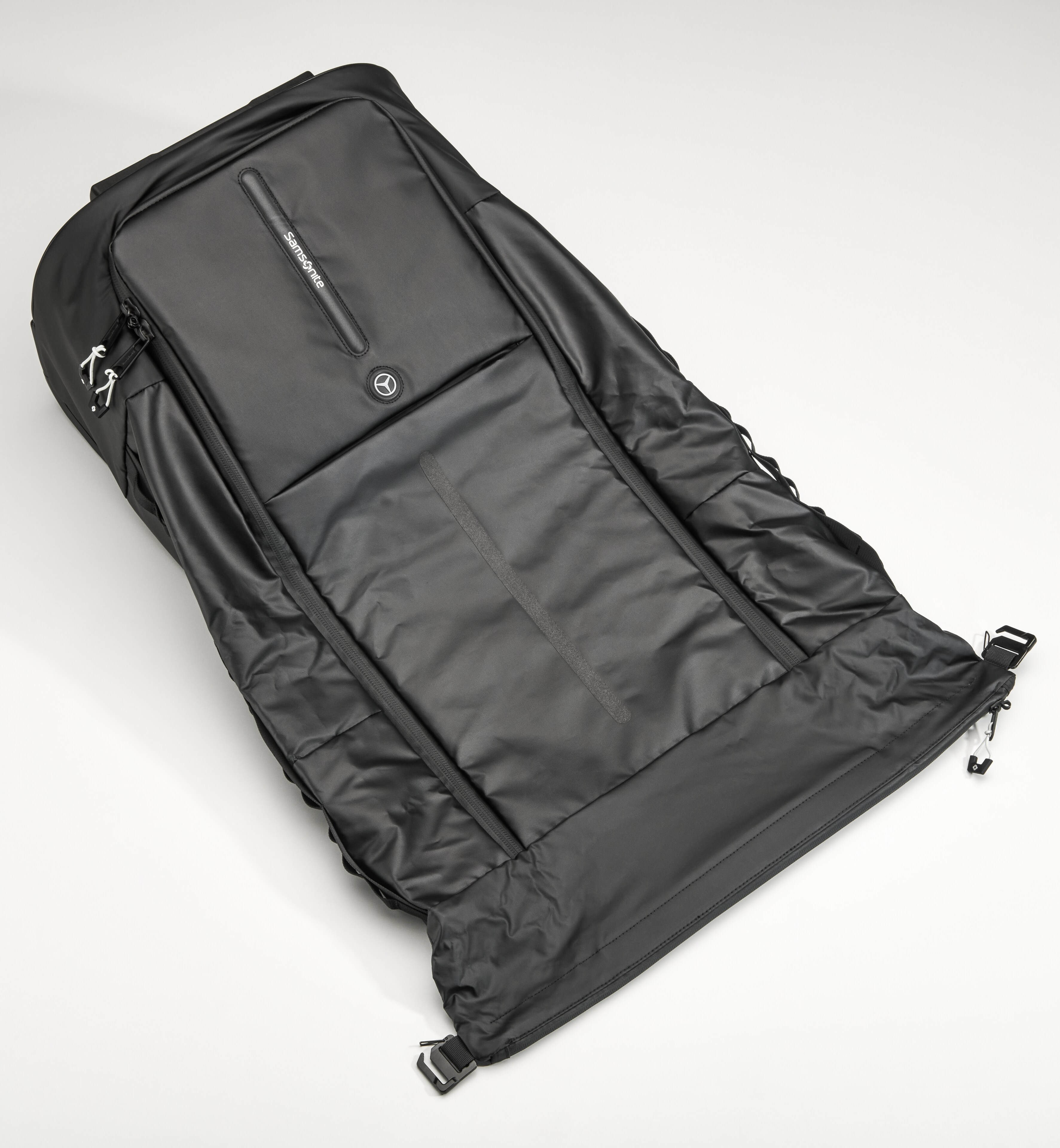 Rullväska, vikbar - svart, Polyamid (återvunnen) / Polyester, Samsonite