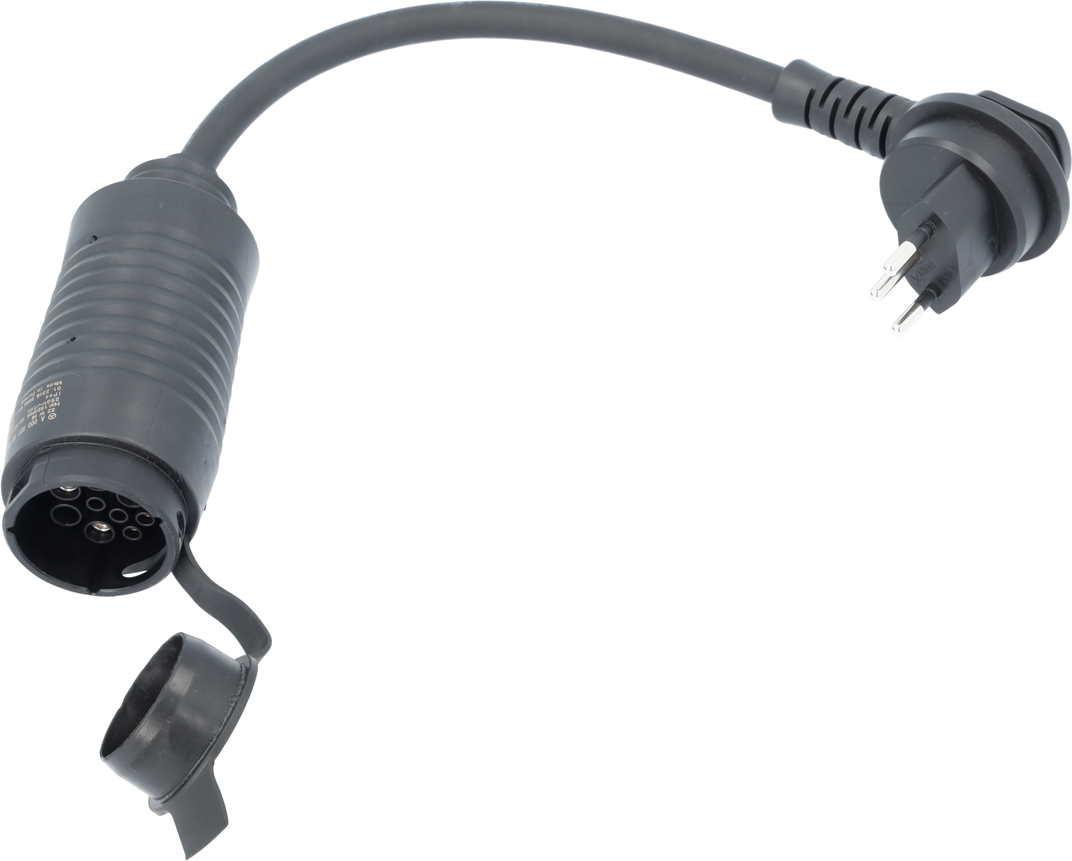 Flexibelt laddningssystem Pro, Adapter, T13 (CH) - Plast, svart, Vänsterstyrda/högerstyrda bilar